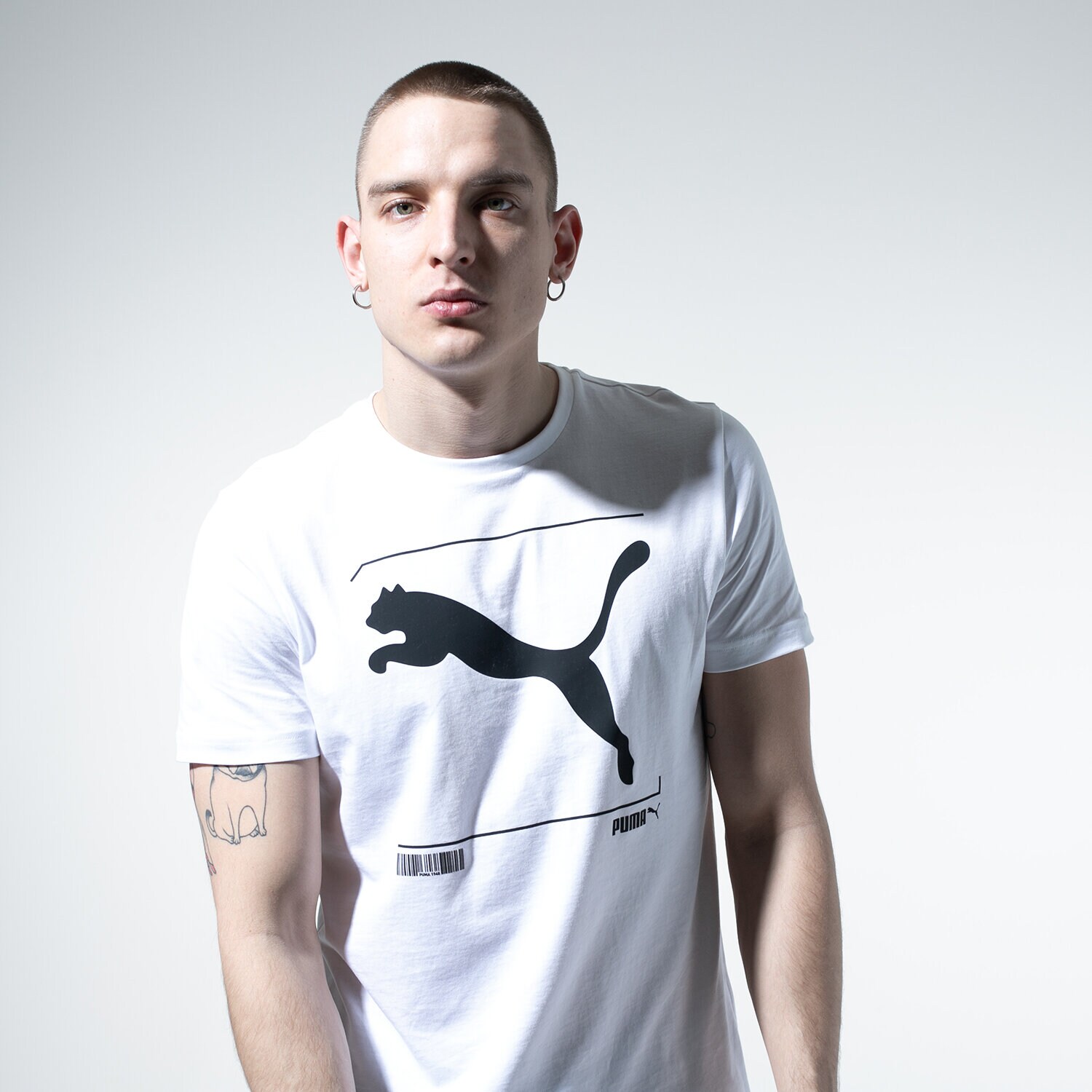 Herren T-Shirt PUMA T-SHIRT NU-TILITY GRAPHIC TEE 58155202 Weiß