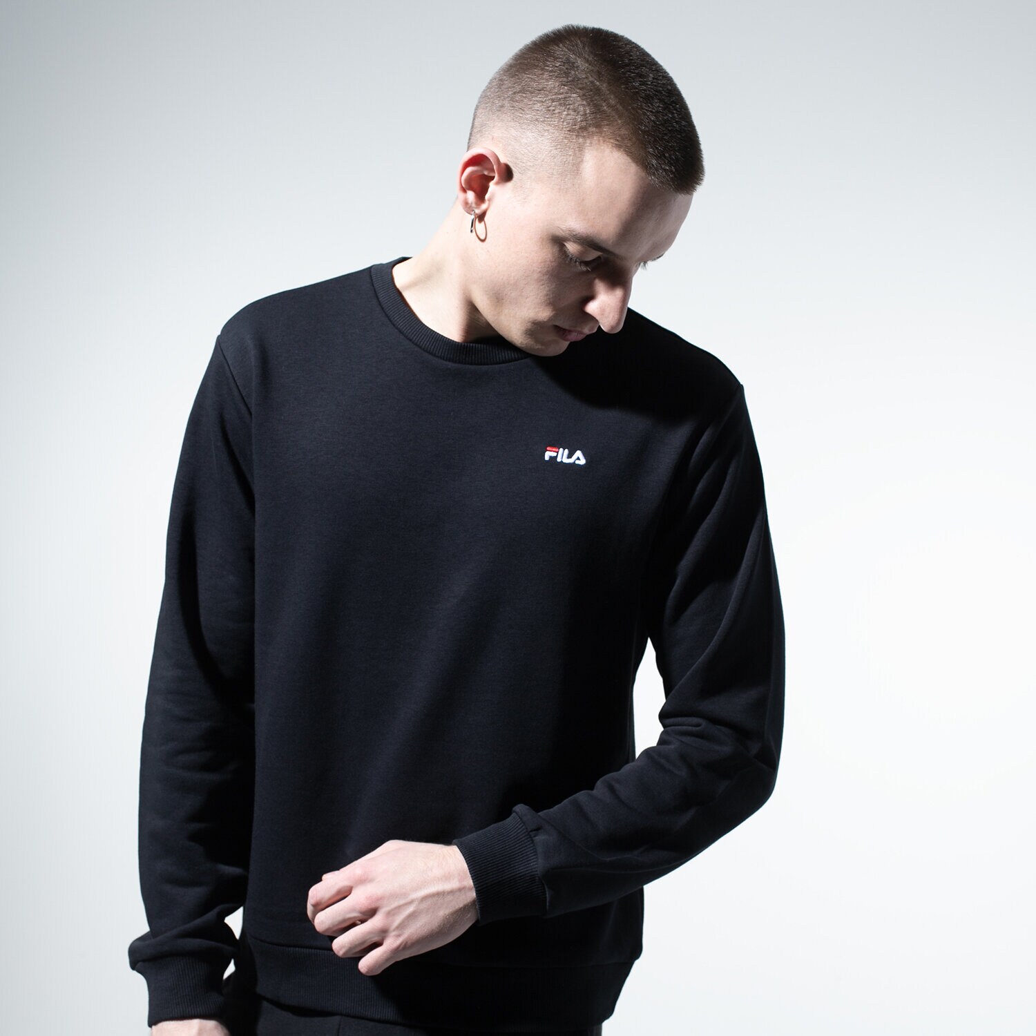 Herren FILA SWEATSHIRT EFIM CREW SWEAT 688164002 Schwarz