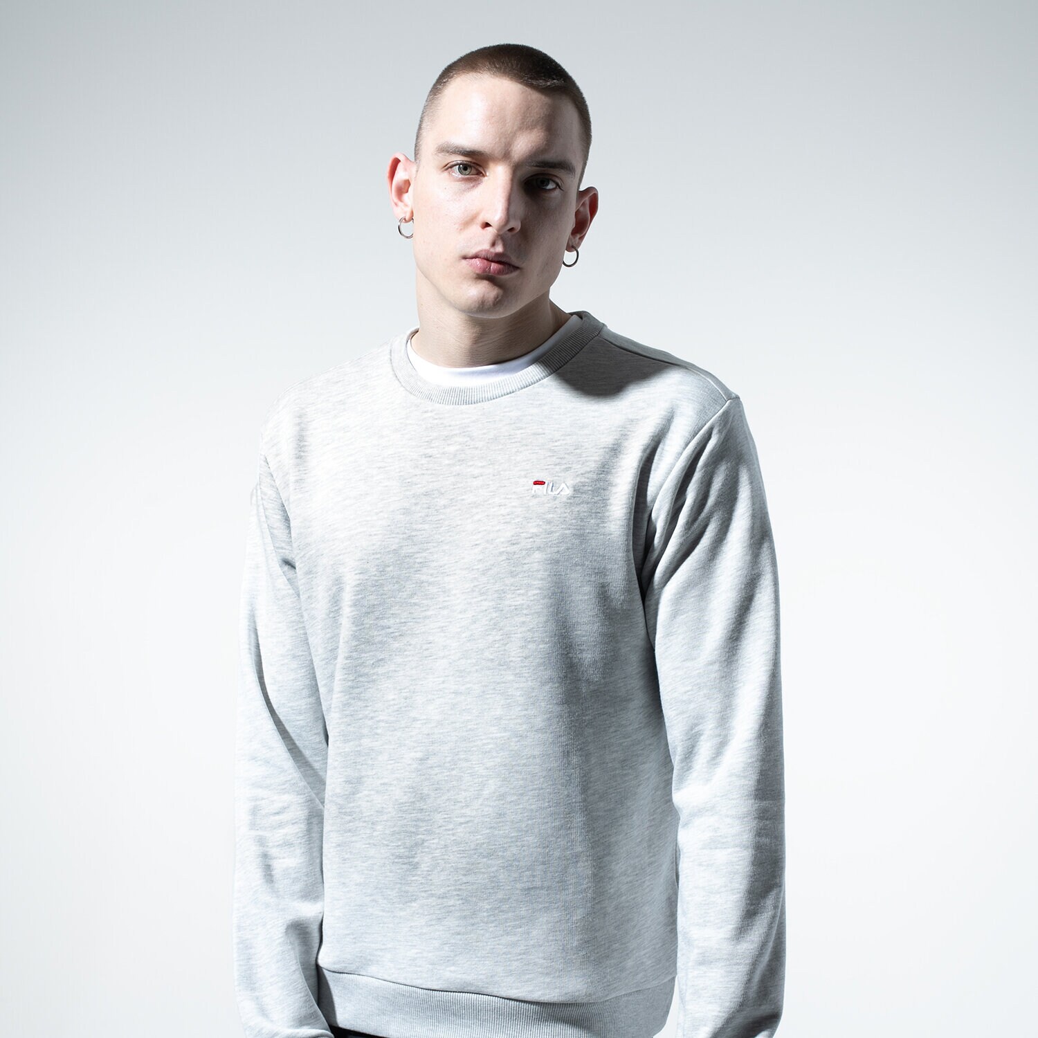 Herren FILA SWEATSHIRT EFIM CREW SWEAT 688164B13 Grau