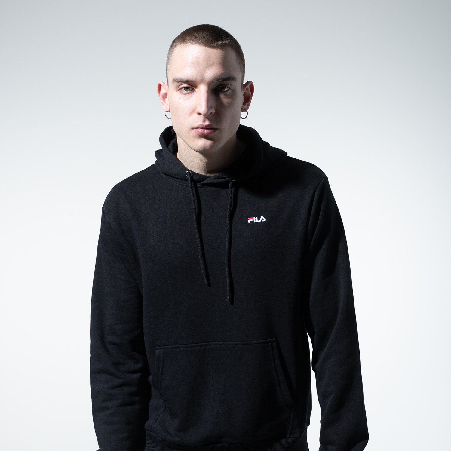 Herren FILA HOODIE EDISON HOODY 688163002 Schwarz