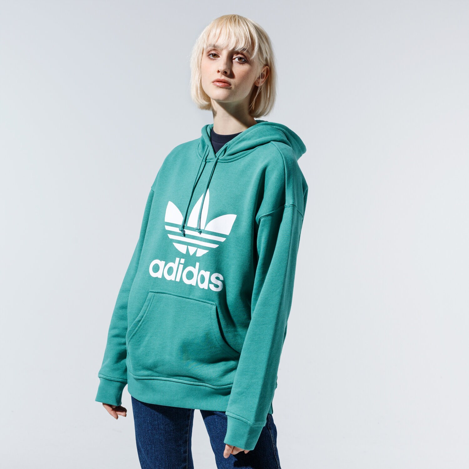 Damen ADIDAS HOODIE TRF HOODIE FM3297 Grün