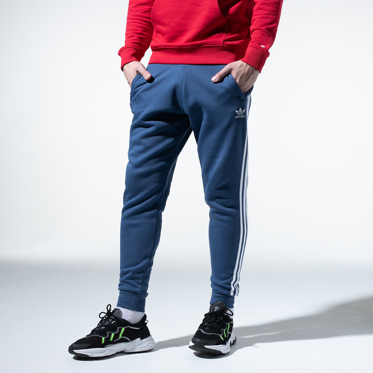 Herren Hosen ADIDAS HOSE 3-STRIPES PANT FM3768 Dunkelblau