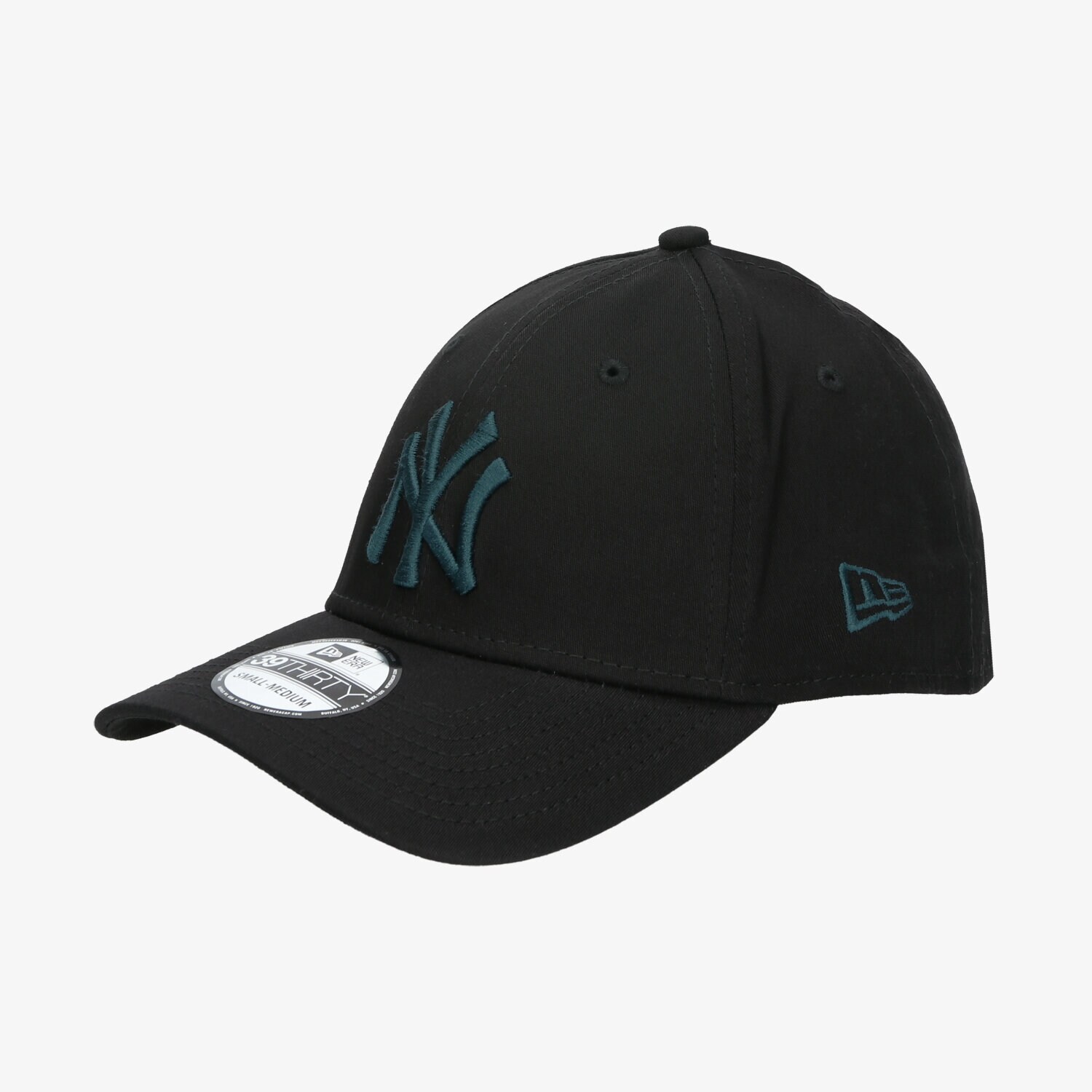 Herren Cap NEW ERA MÜTZE ESSENTIAL 39THIRTY NYY BLK/GRN NEW YORK YANKEE 12285505 Schwarz