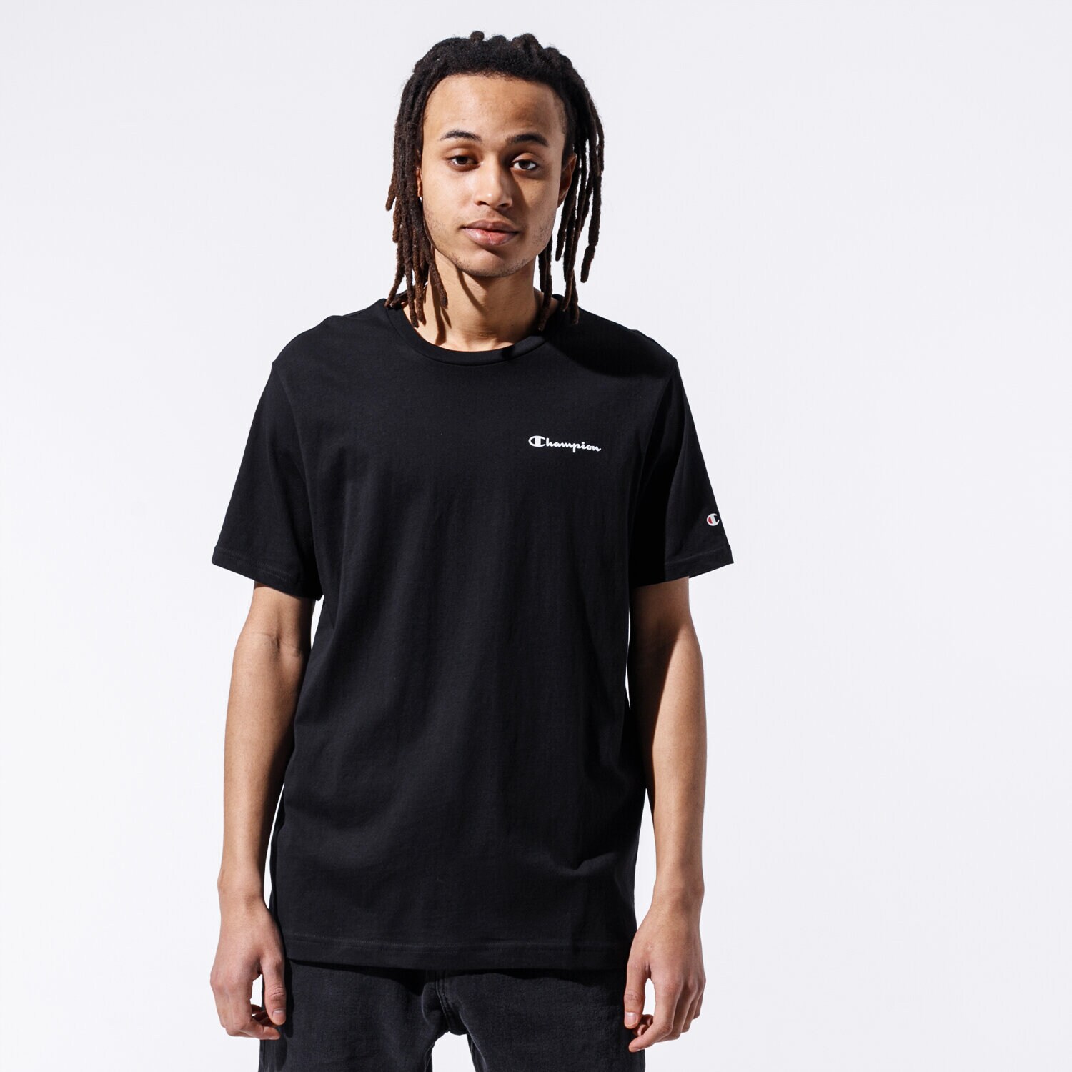 Herren T-Shirt CHAMPION T-SHIRT BASIC TEE 214534KK001 Schwarz