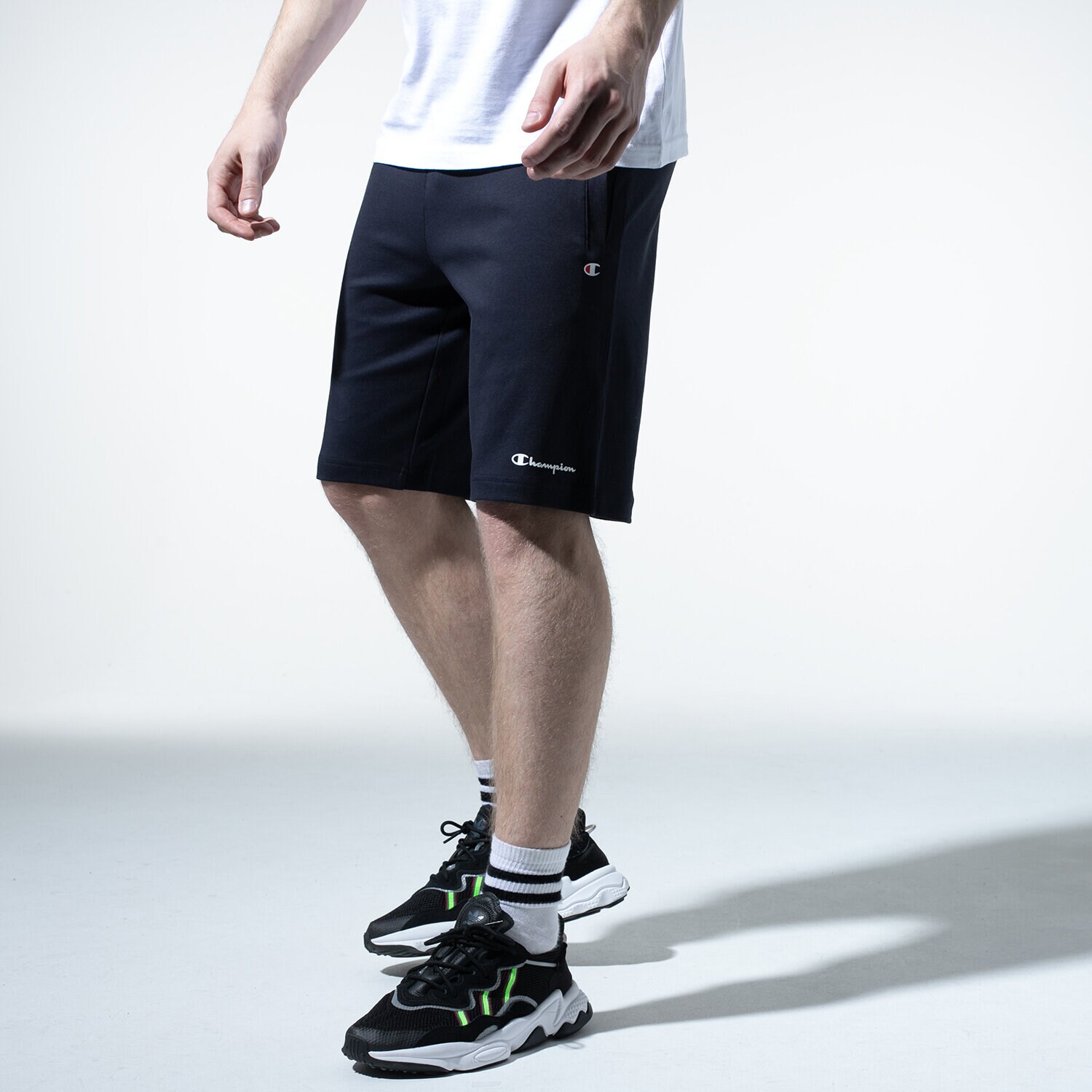 Herren Shorts CHAMPION SHORTS BASIC SHORTS 214539BS501 Dunkelblau