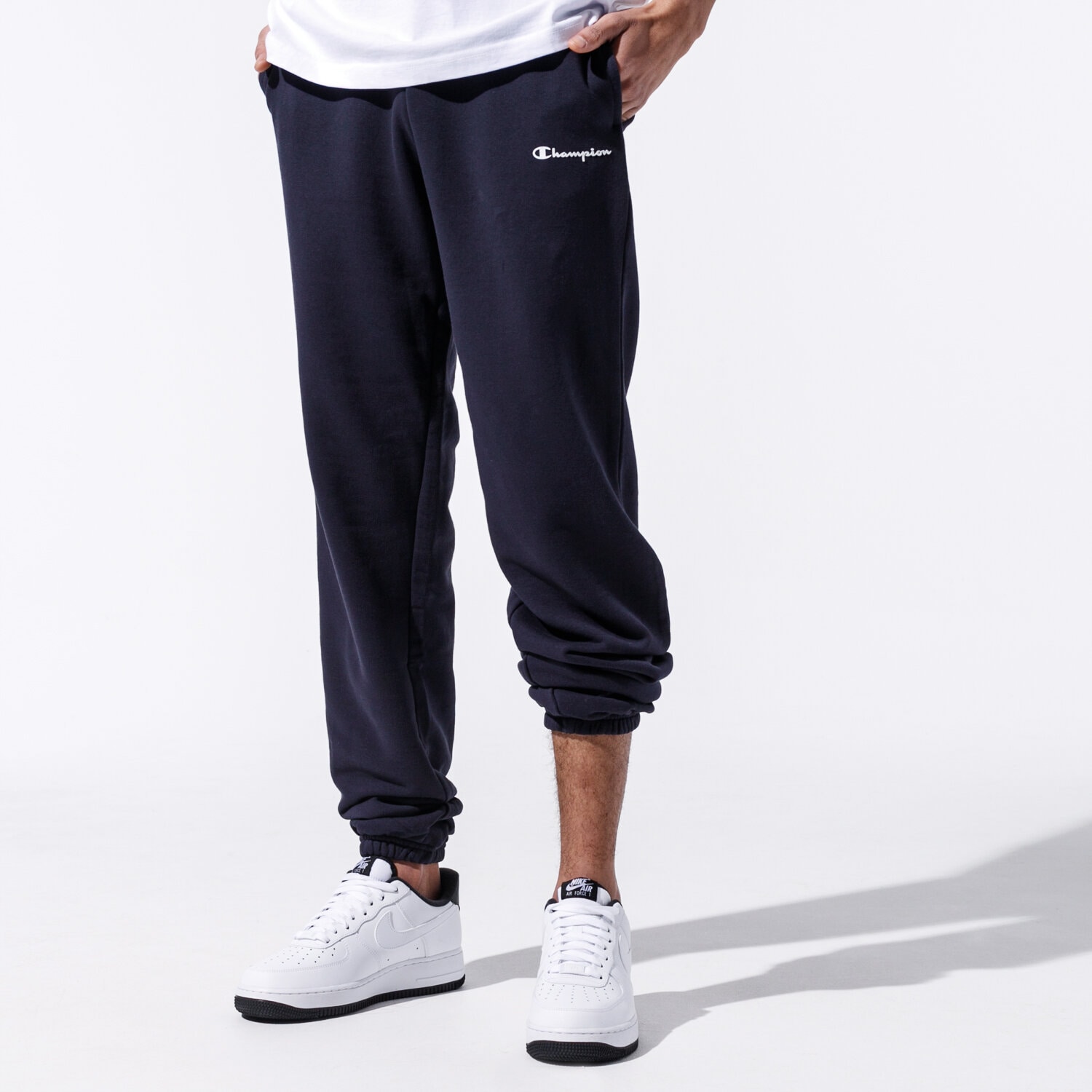 Herren Hosen CHAMPION HOSE BASIC CUFF PANTS 214538BS501 Dunkelblau