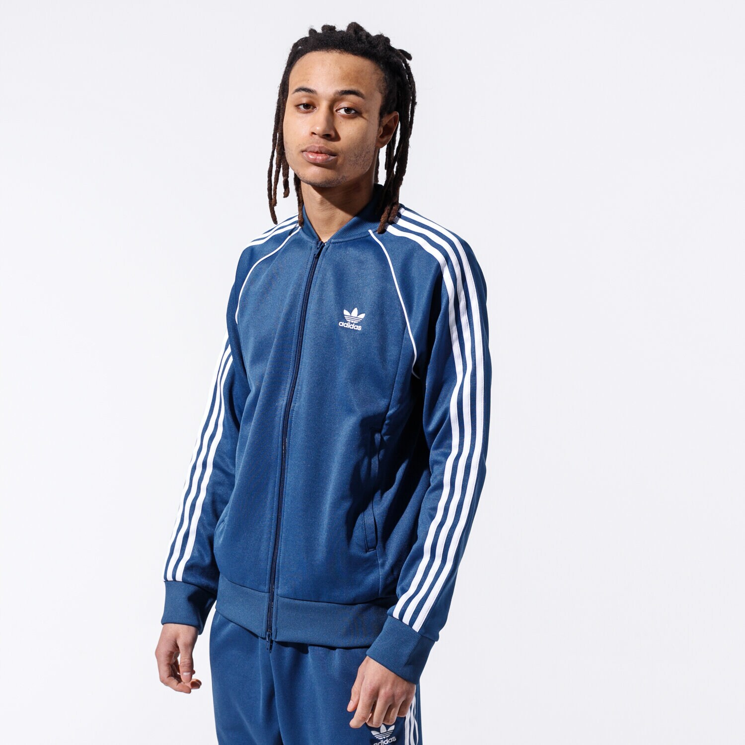 Herren ADIDAS HOODIE SST TT FM3804 Dunkelblau