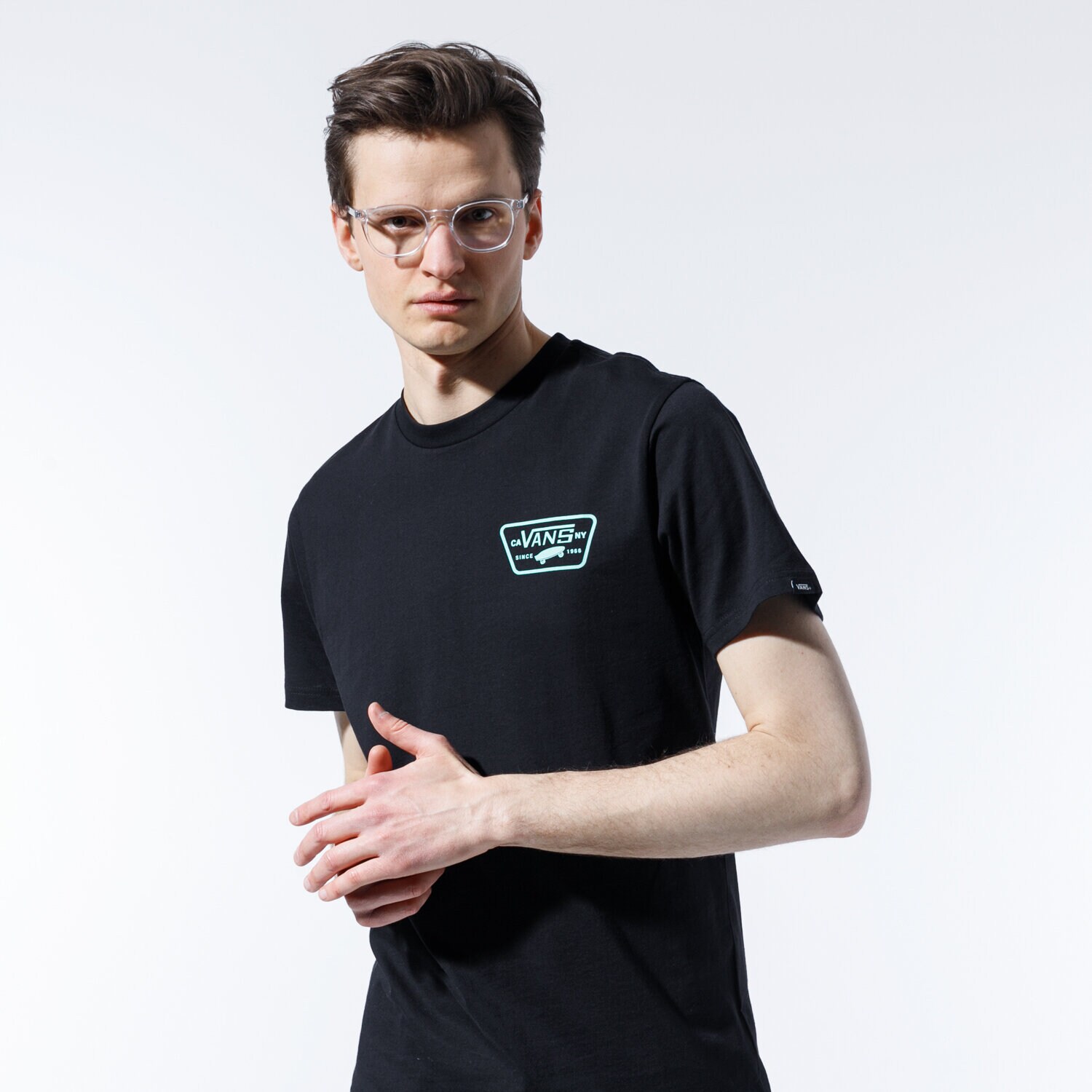 Herren T-Shirt VANS T-SHIRT FULL PATCH BACK SS VN0A3H5KYLO1 Schwarz