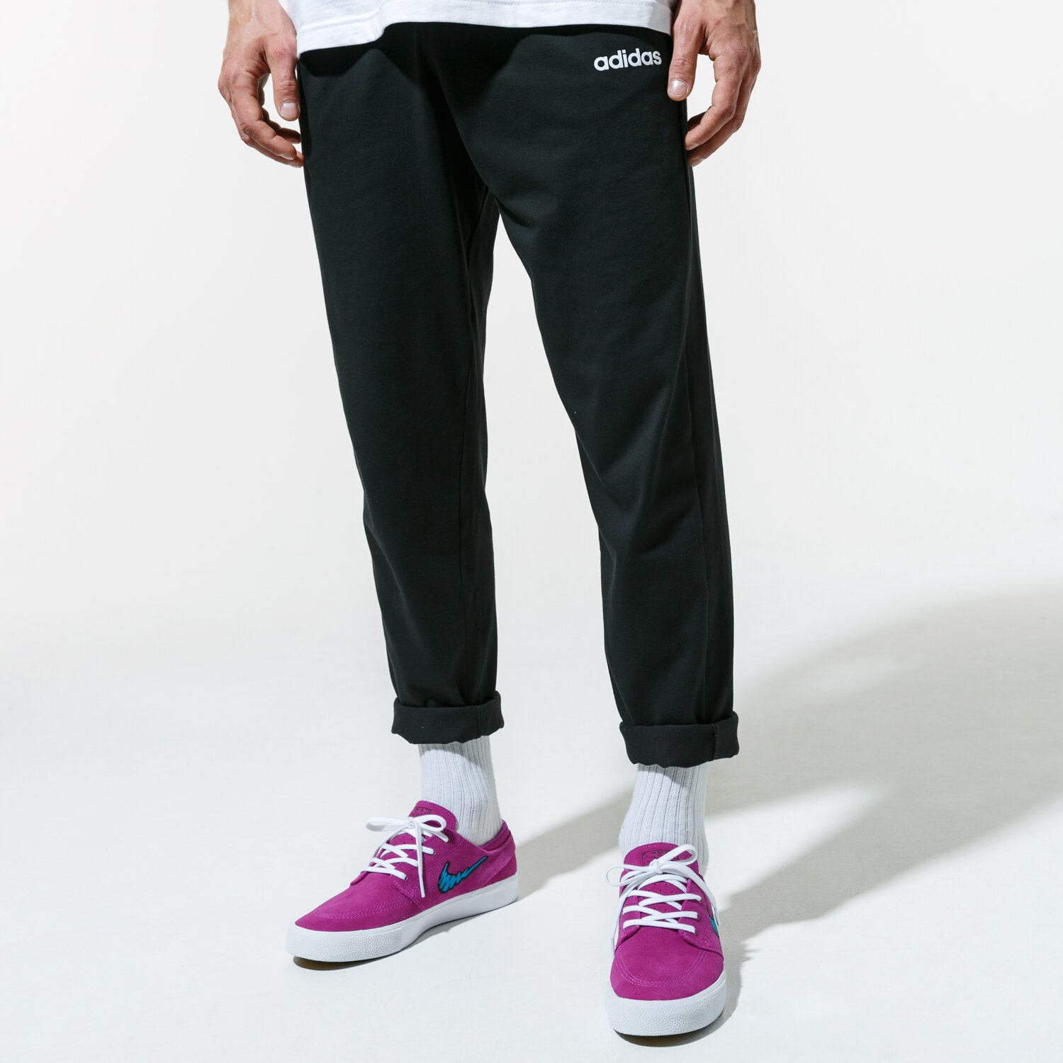 Herren Hosen ADIDAS HOSE E PLN T PNT SJ DU0378 Schwarz