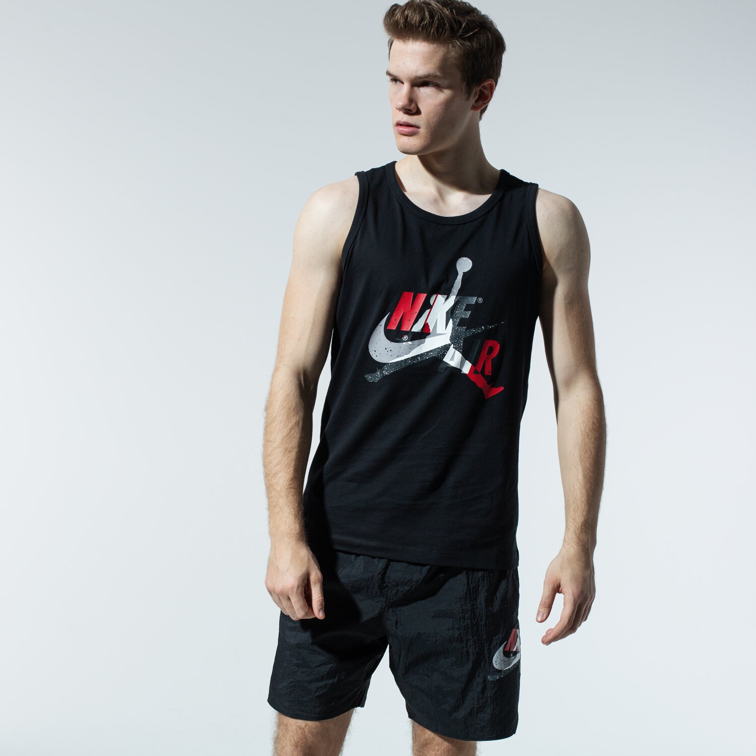 Herren Hosen JORDAN TANK M J JUMPMAN CLASSICS TANK CJ6248-010 Schwarz