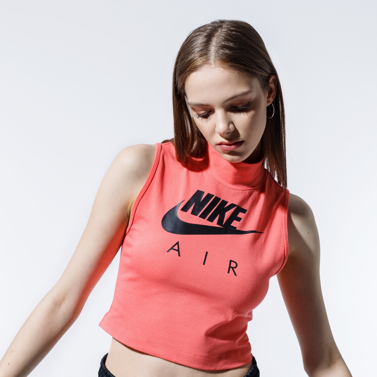 Damen T-Shirt NIKE TOP AIR CJ3782-814 koralle