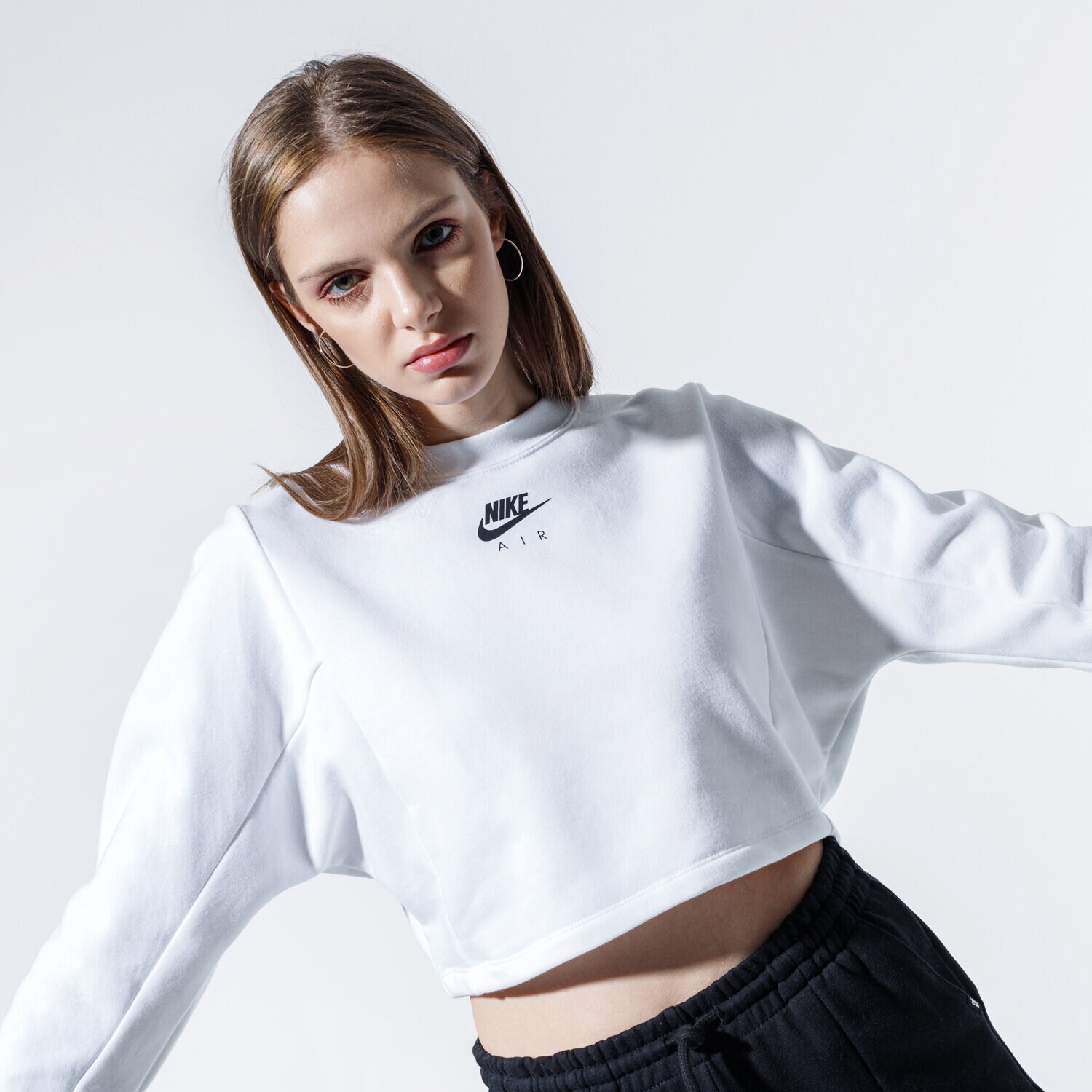 Damen NIKE SWEATSHIRT AIR CJ3115-100 Weiß