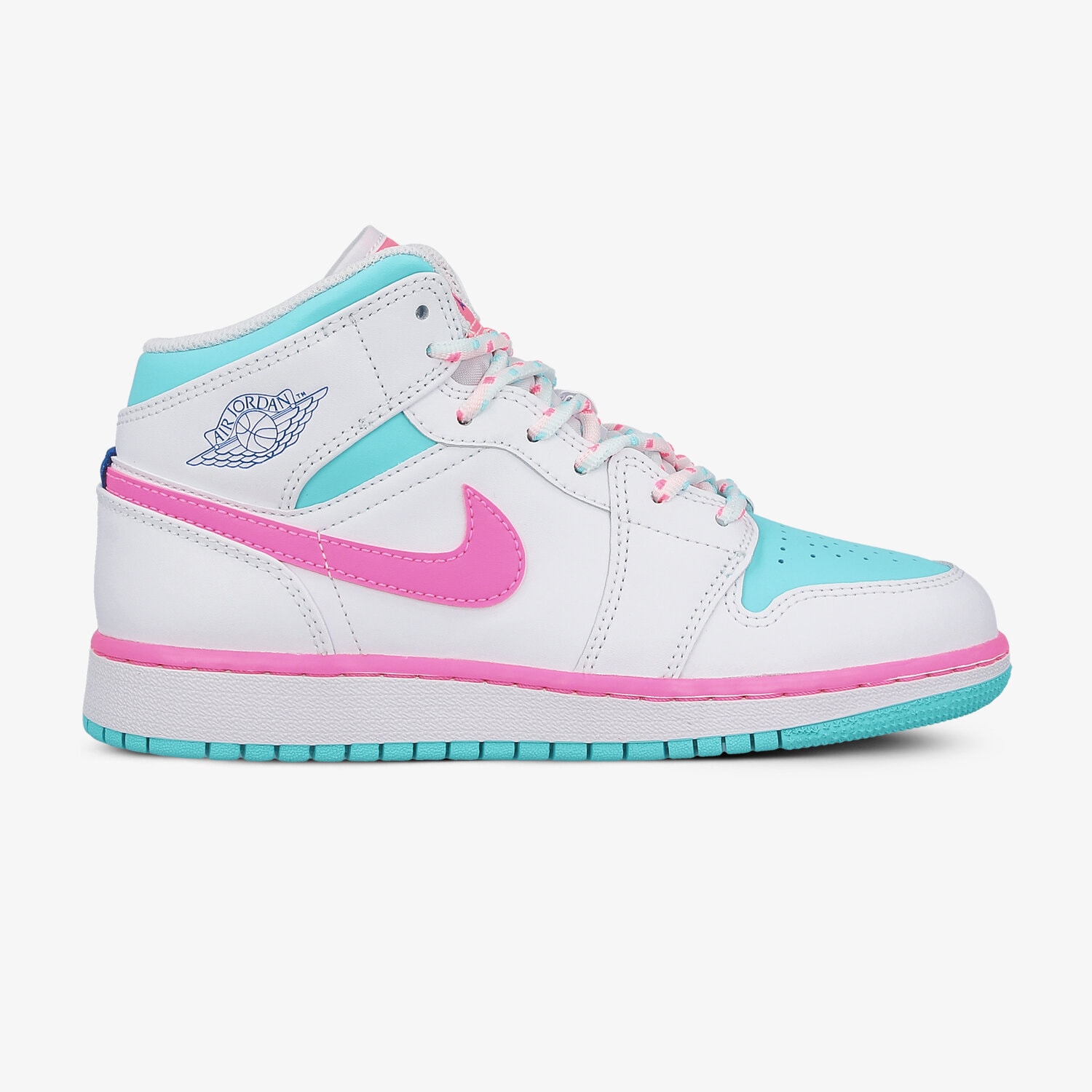 Kinder Sneaker AIR JORDAN 1 MID 555112-102 Weiß