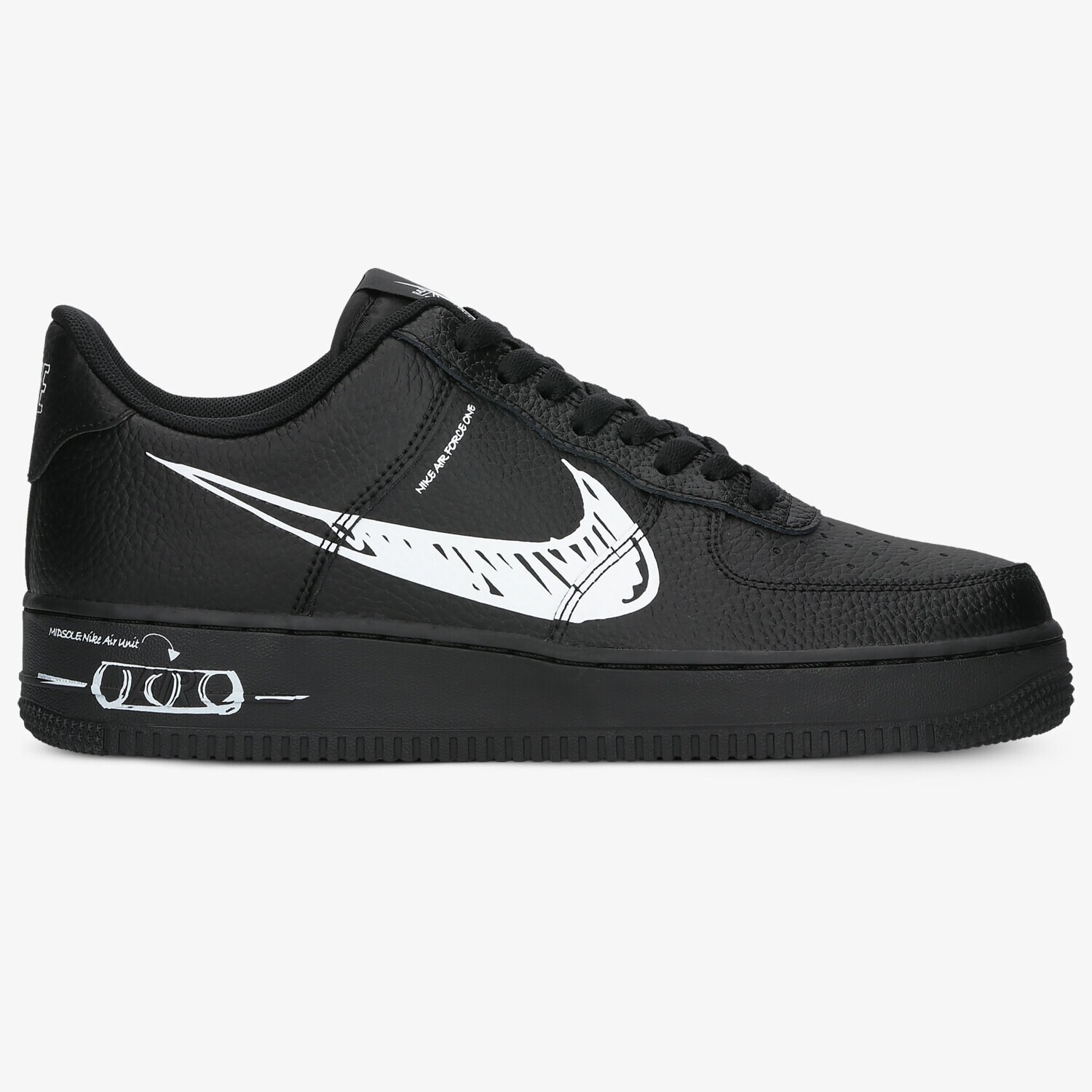 Herren Sneaker NIKE AIR FORCE 1 LV8 UTILITY  CW7581-001 Schwarz