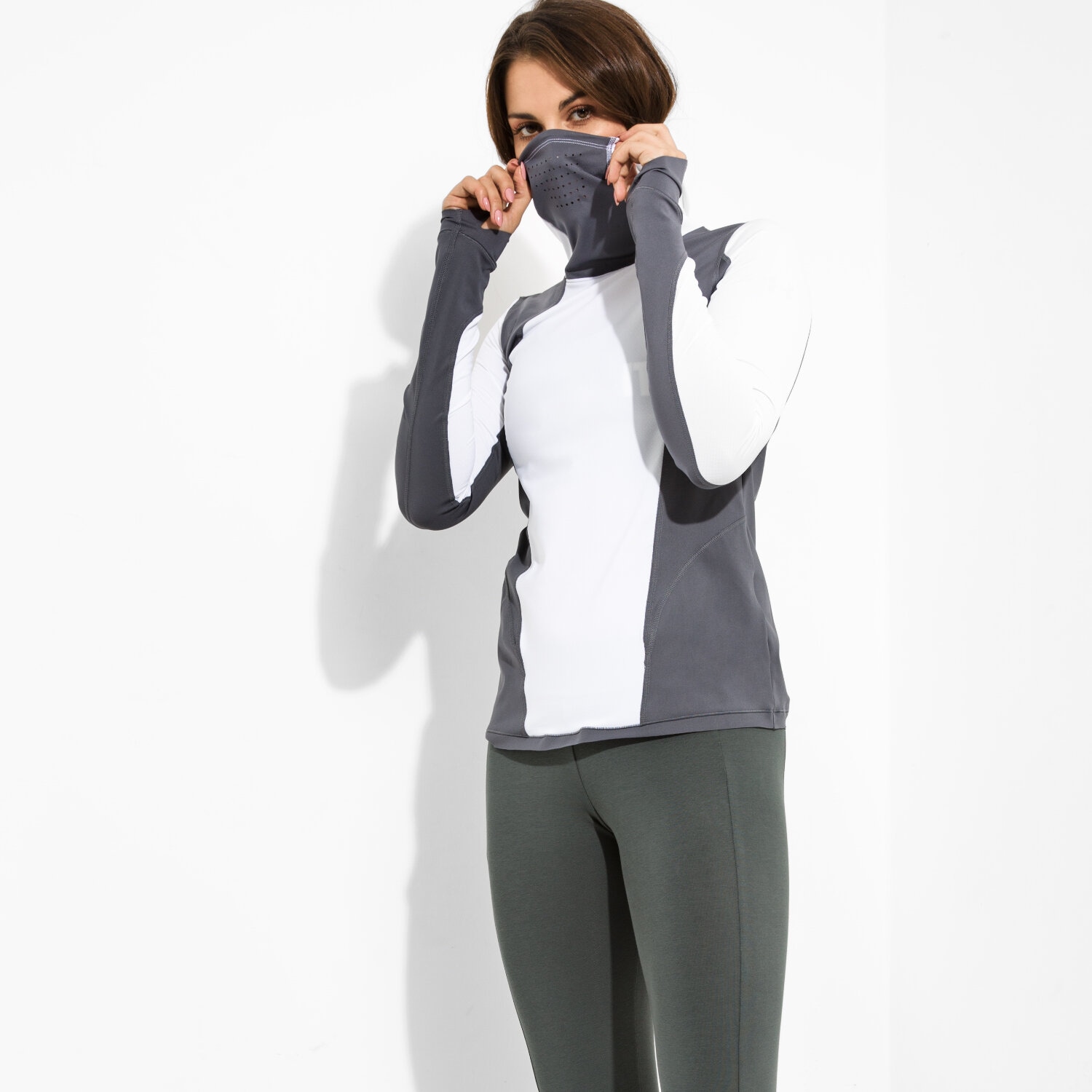 Damen UNDER ARMOUR SWEATSHIRT CG REACTOR RUN BALACLAVA 1298158100 Weiß