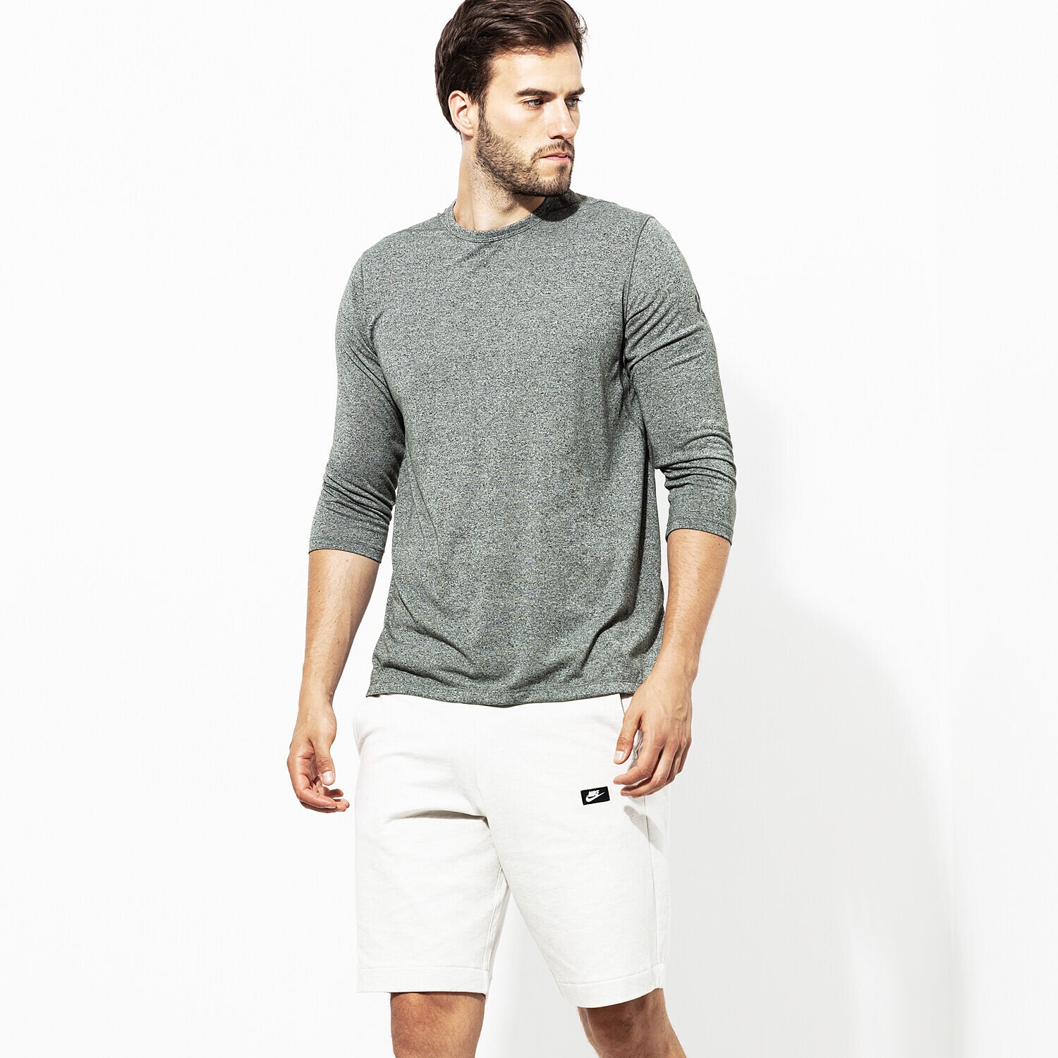 Herren T-Shirt UNDER ARMOUR T-SHIRT LS THREADBORNE UTILITY T NOV 1316202-357 Grün