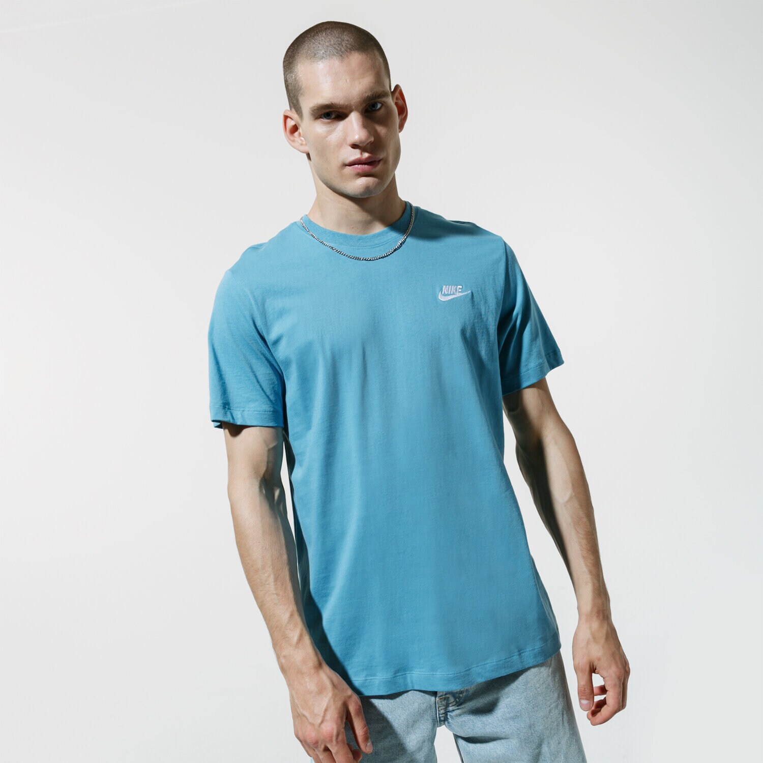 Herren T-Shirt NIKE T-SHIRT SPORTSWEAR CLUB AR4997-424 Blau
