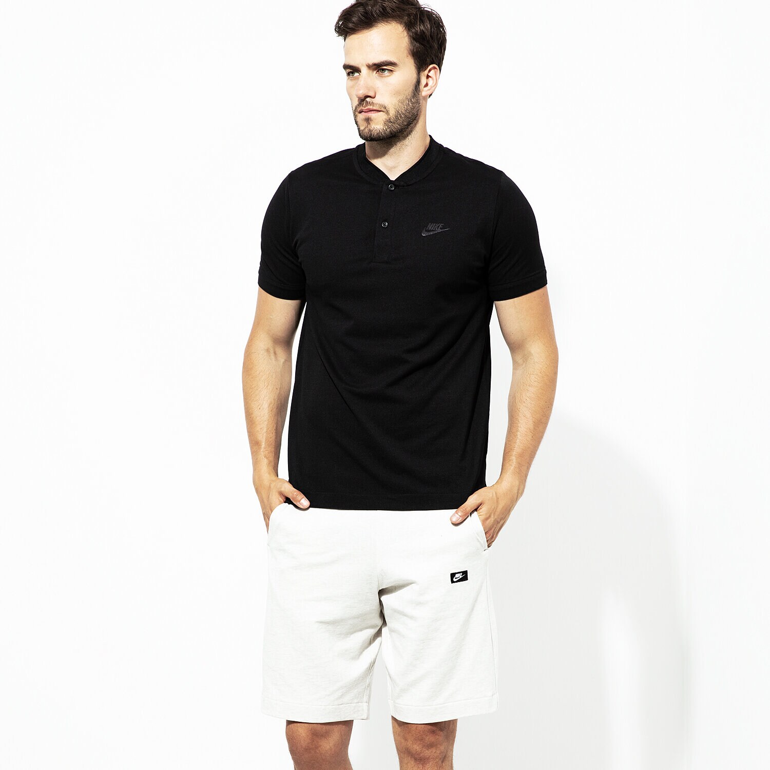 Herren Polo-Shirt NIKE POLO M NSW GSP POLO SS 886255-010 Schwarz