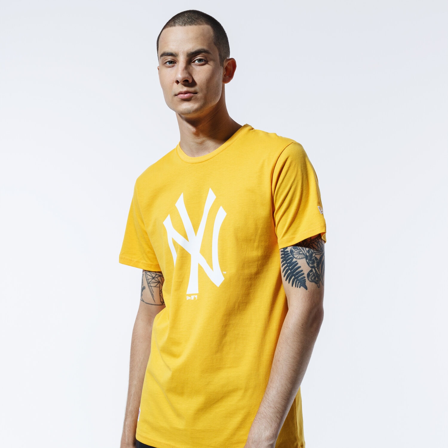 Herren T-Shirt NEW ERA T-SHIRT MLB SEASONAL TEAM LOGO TEE NEYYAN AGD 12369830 Gelb