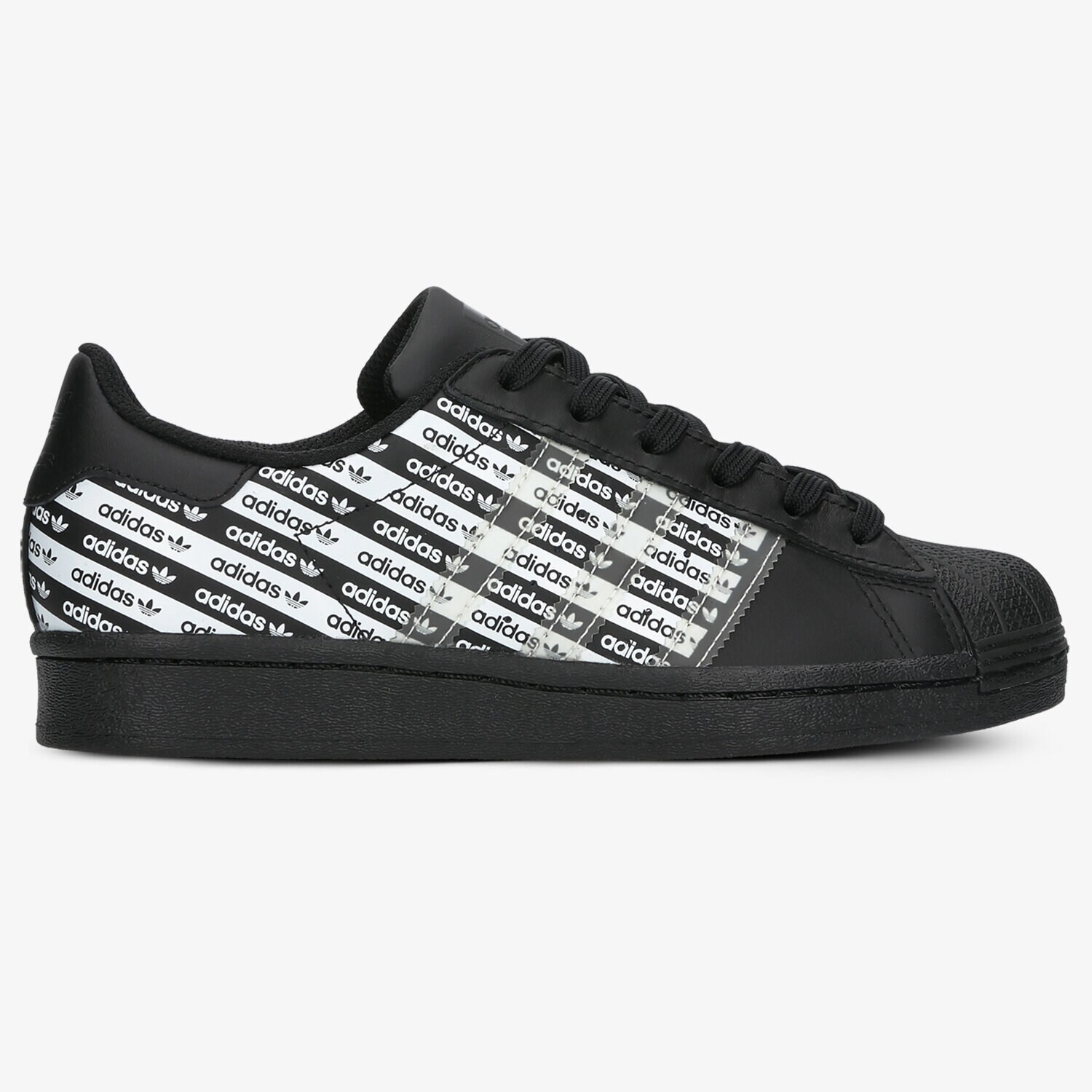 Kinder Sneaker ADIDAS SUPERSTAR J  FV3762 Schwarz