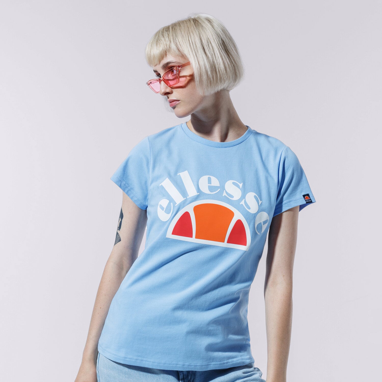 Damen T-Shirt ELLESSE T-SHIRT CINE SGE09978LIGHTBLUE Blau