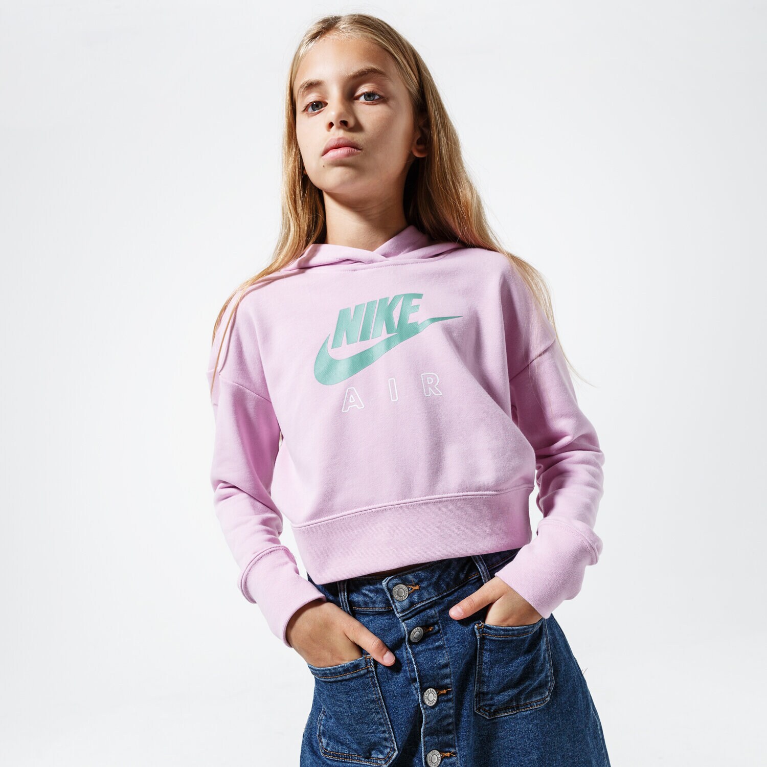 Kinder NIKE HOODIE AIR CZ6234-676 Rosa