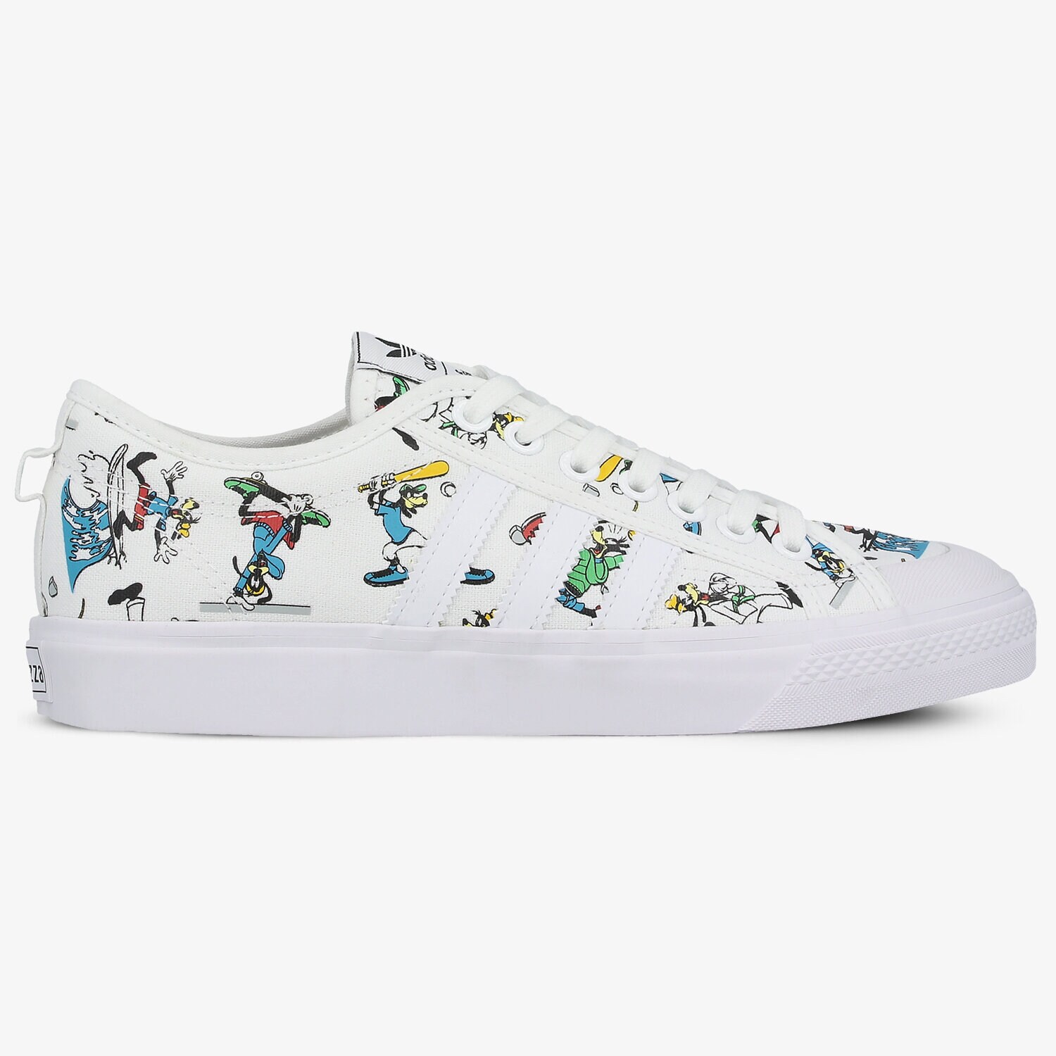 Herren Sneaker ADIDAS NIZZA X DISNEY SPORT GOOFY FW0645 Weiß