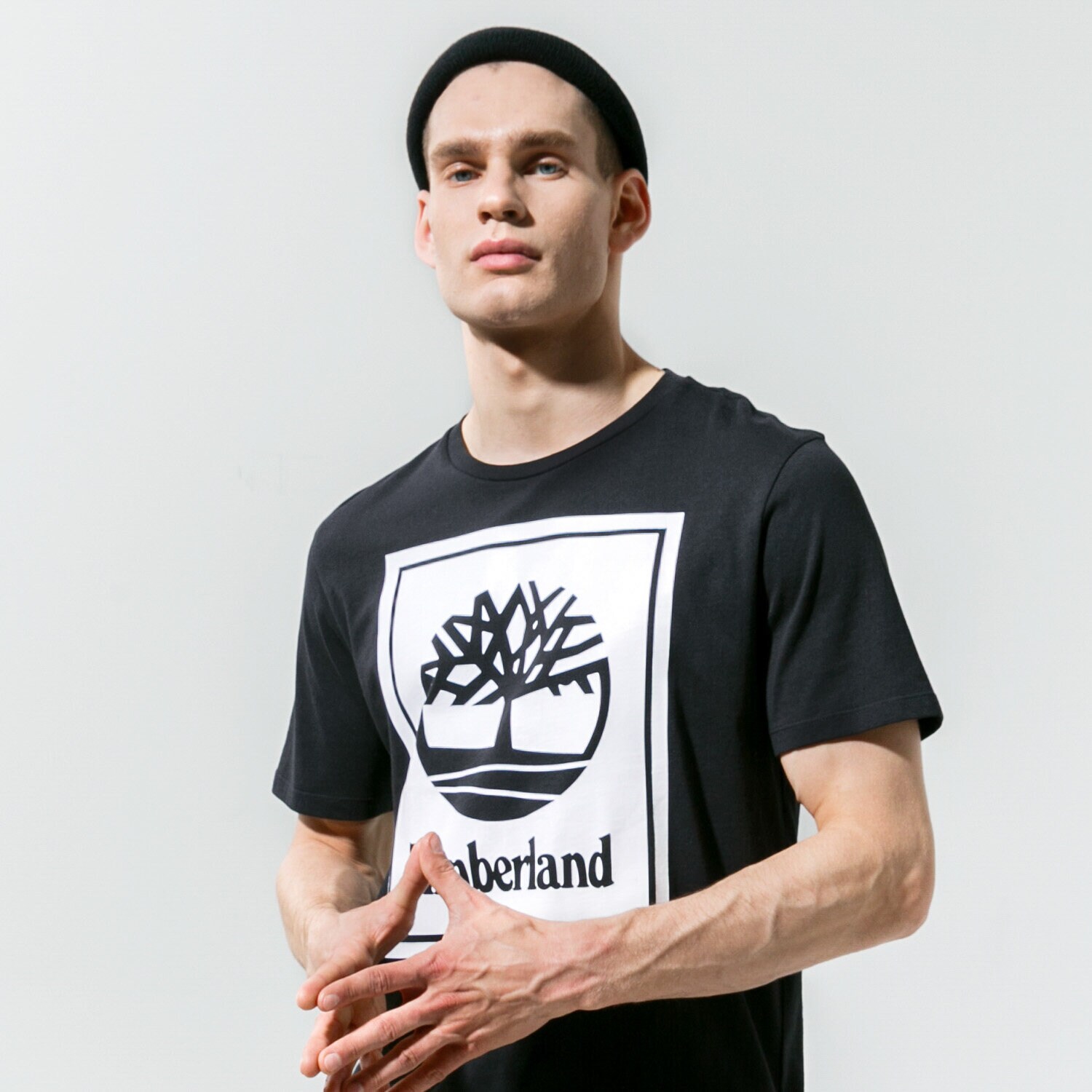 Herren T-Shirt TIMBERLAND T-SHIRT YC CORE+ SS STACK LOGO TEE TB0A2AJ1N921 Schwarz