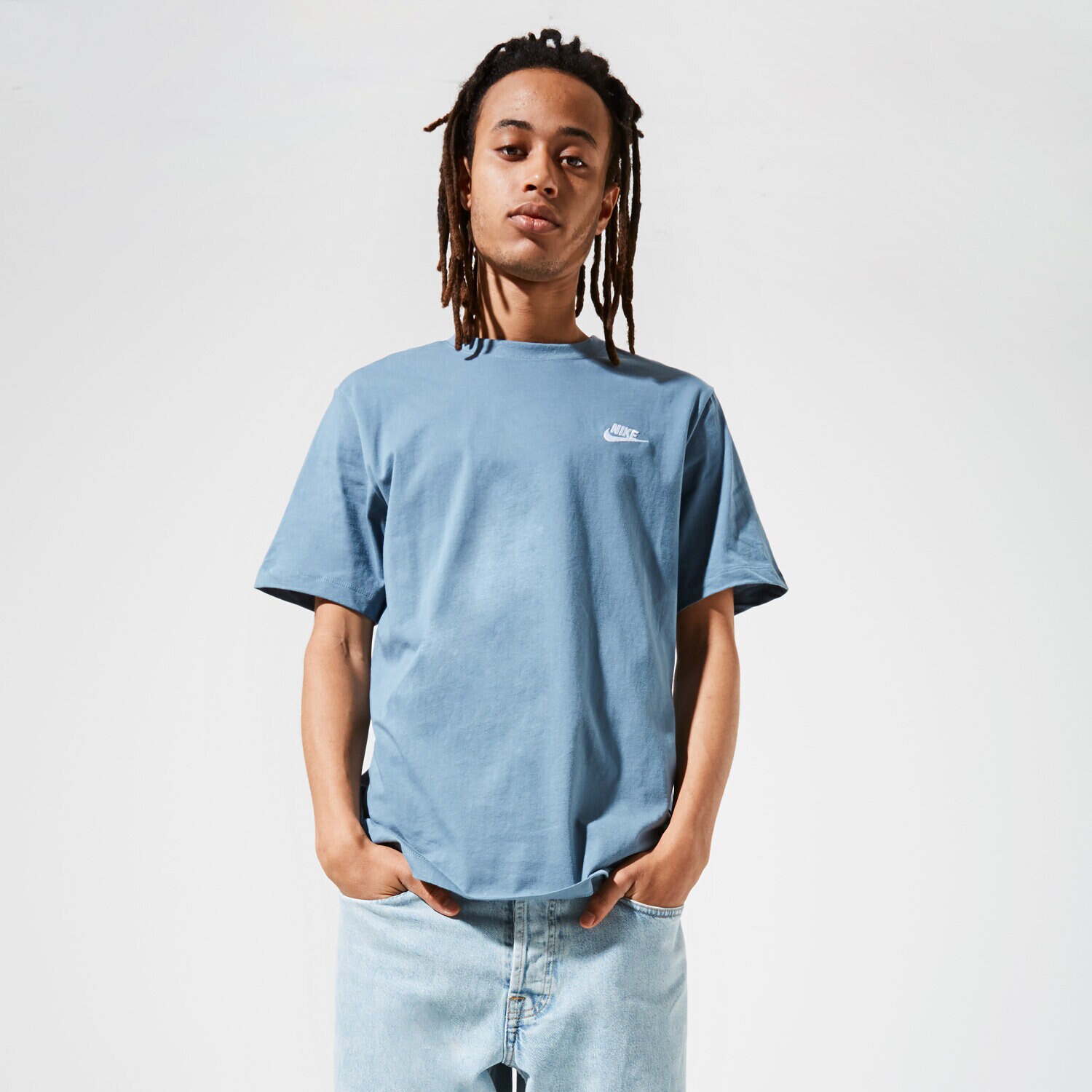 Herren T-Shirt NIKE T-SHIRT SPORTSWEAR CLUB AR4997-031 Blau
