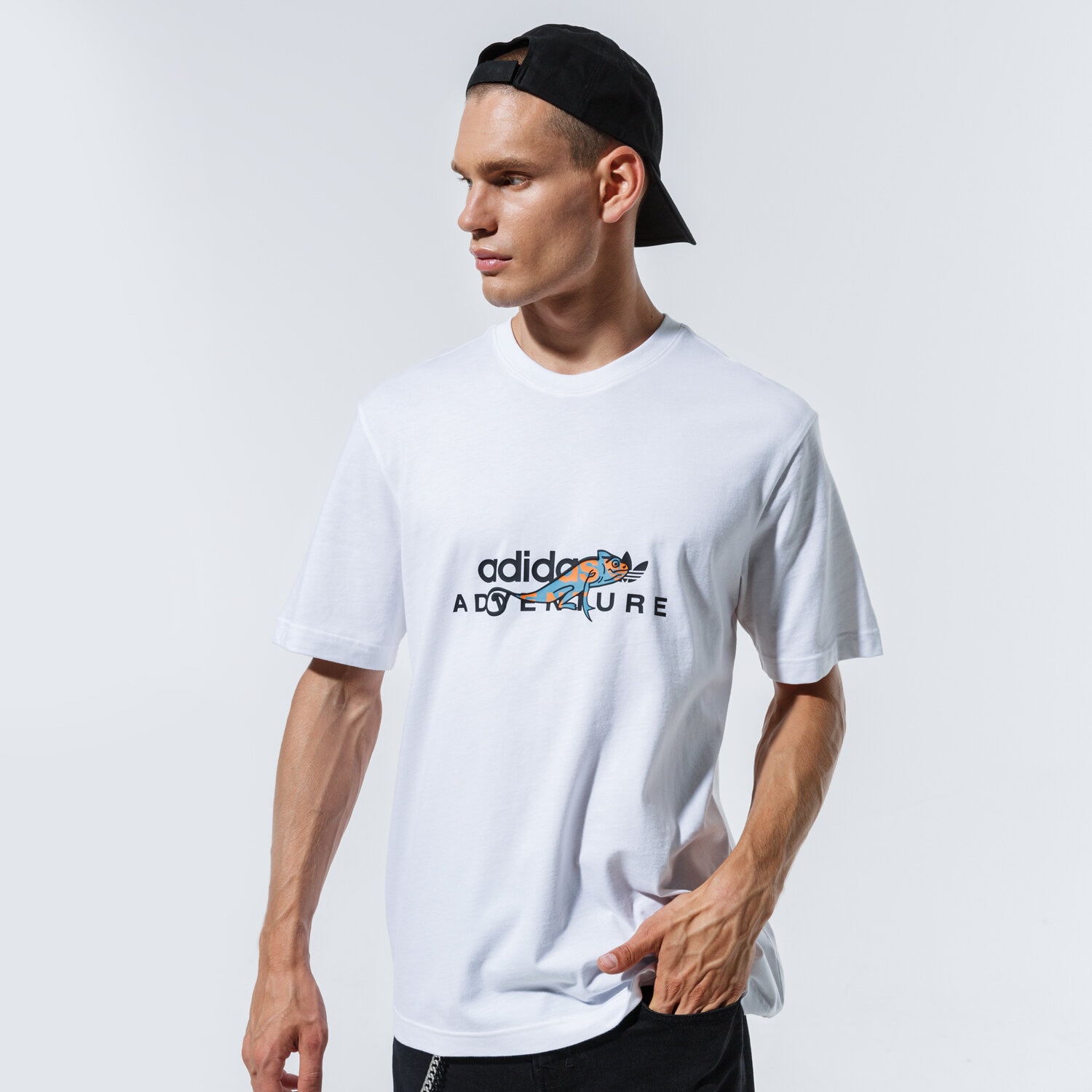 Herren T-Shirt ADIDAS T-SHIRT ADV GRAPHIC TEE GD5609 Weiß