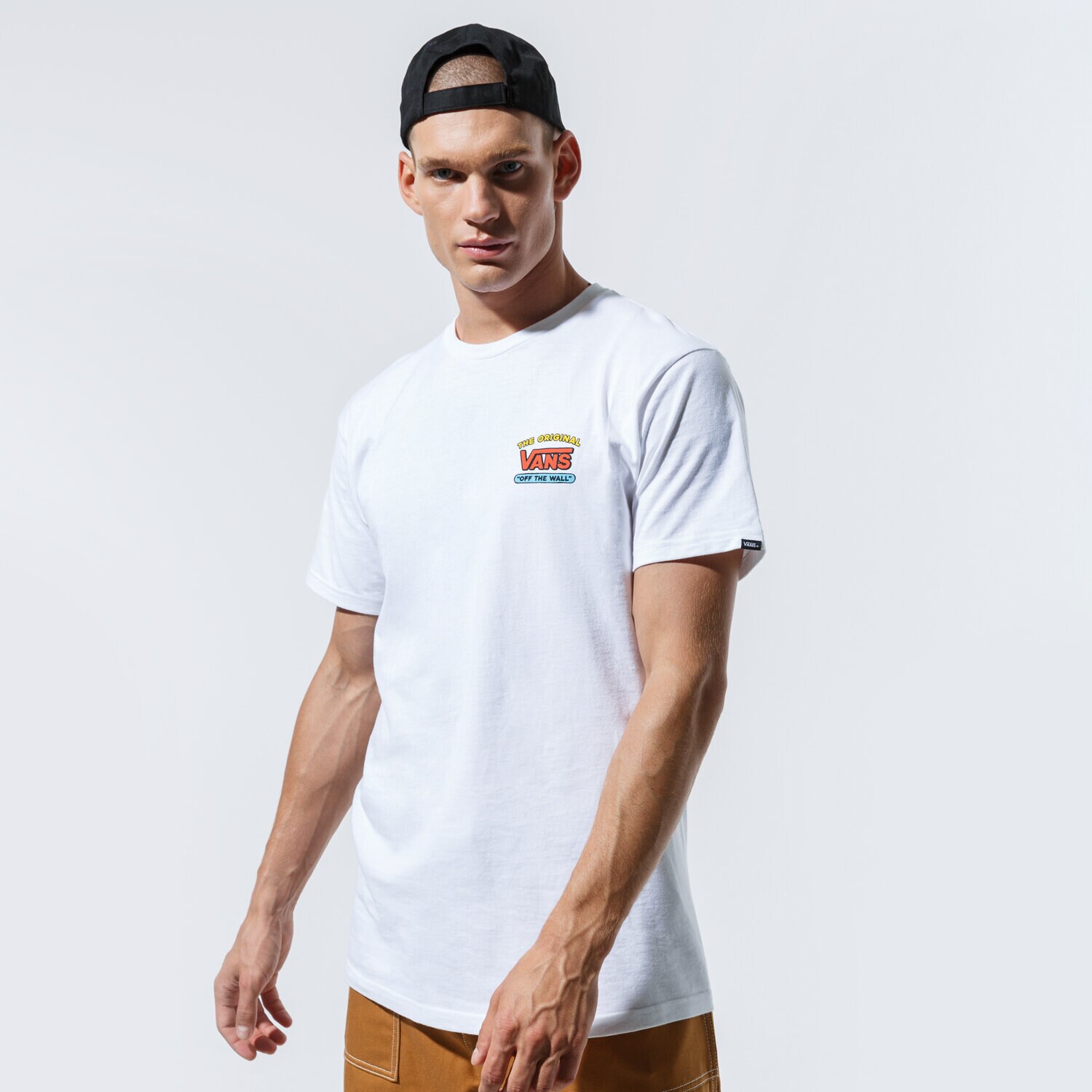 Herren T-Shirt VANS T-SHIRT VANS X THE SIMPSONS FAMILY SS VN0A4RTOZZZ Weiß