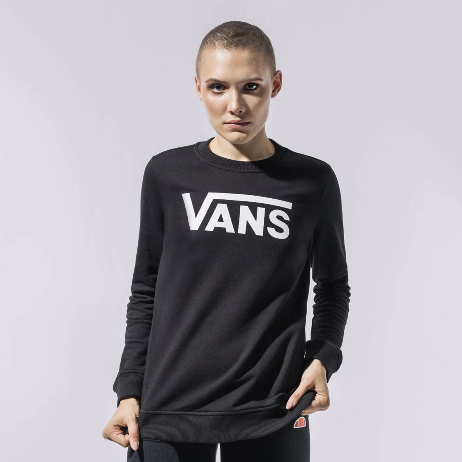 Damen VANS SWEATSHIRT CLASSIC V CREW VN0A4S97BLK1 Schwarz