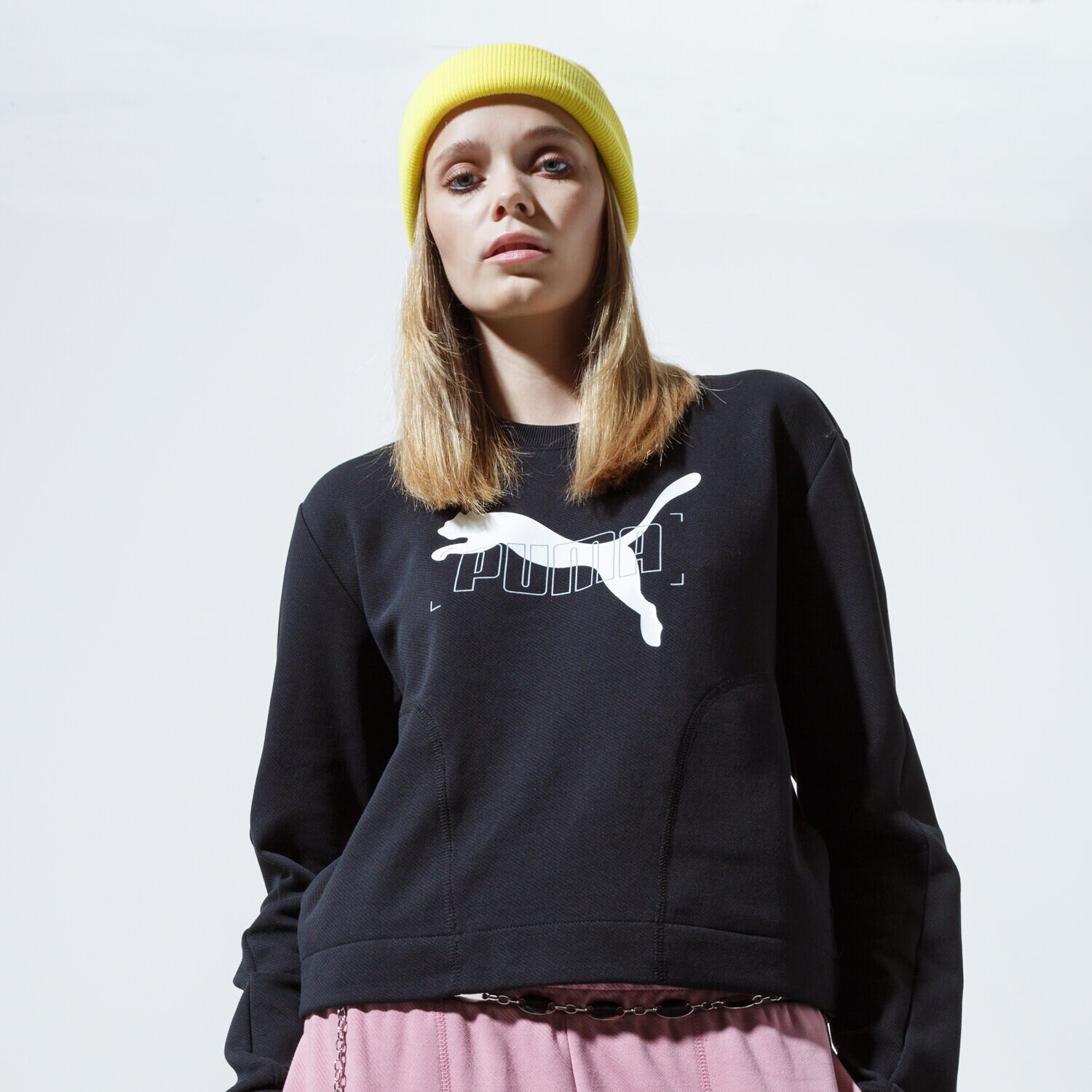 Damen PUMA SWEATSHIRT NU-TILITY CREW 58355301 Schwarz
