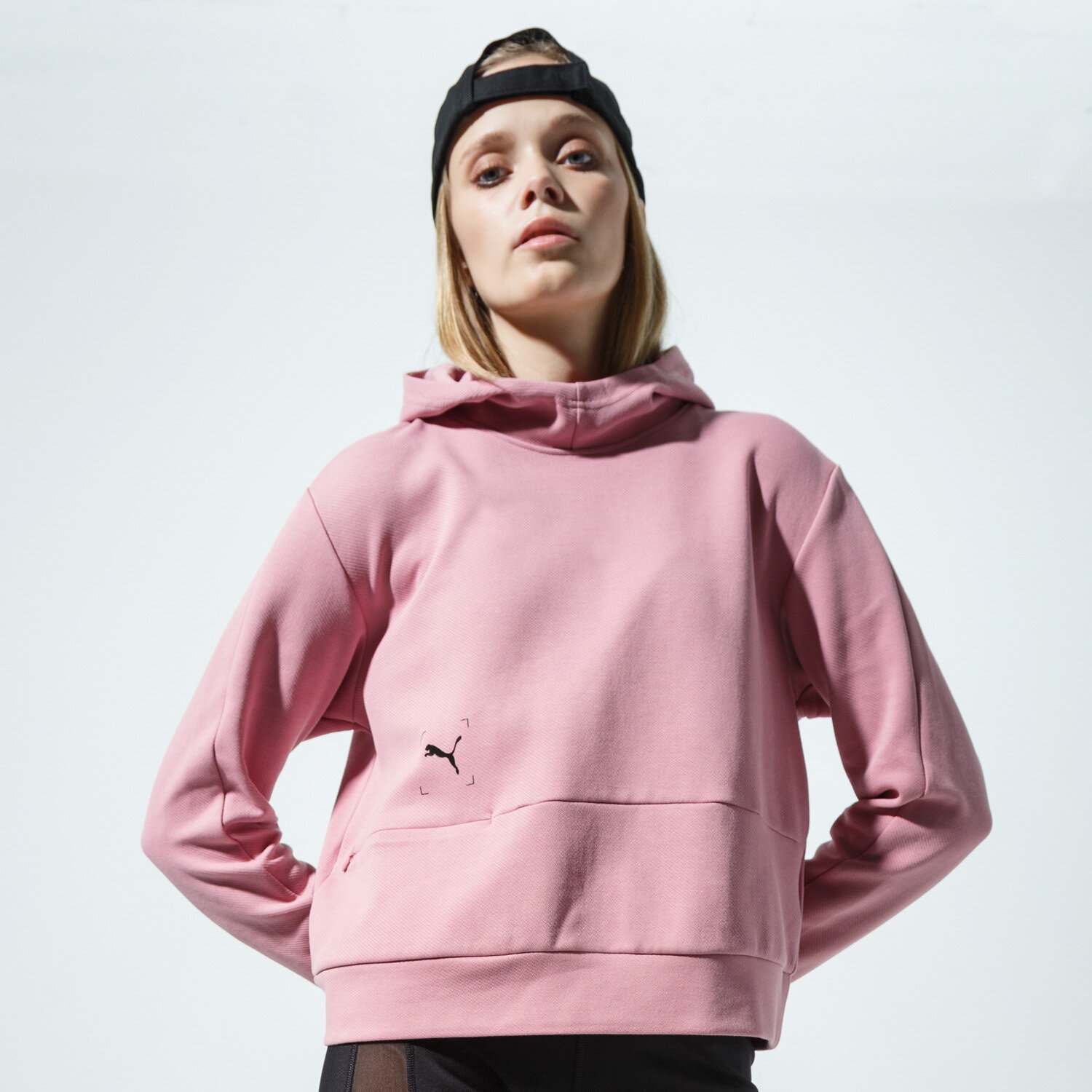 Damen PUMA HOODIE NU-TILITY HOODIE 58354816 Rosa
