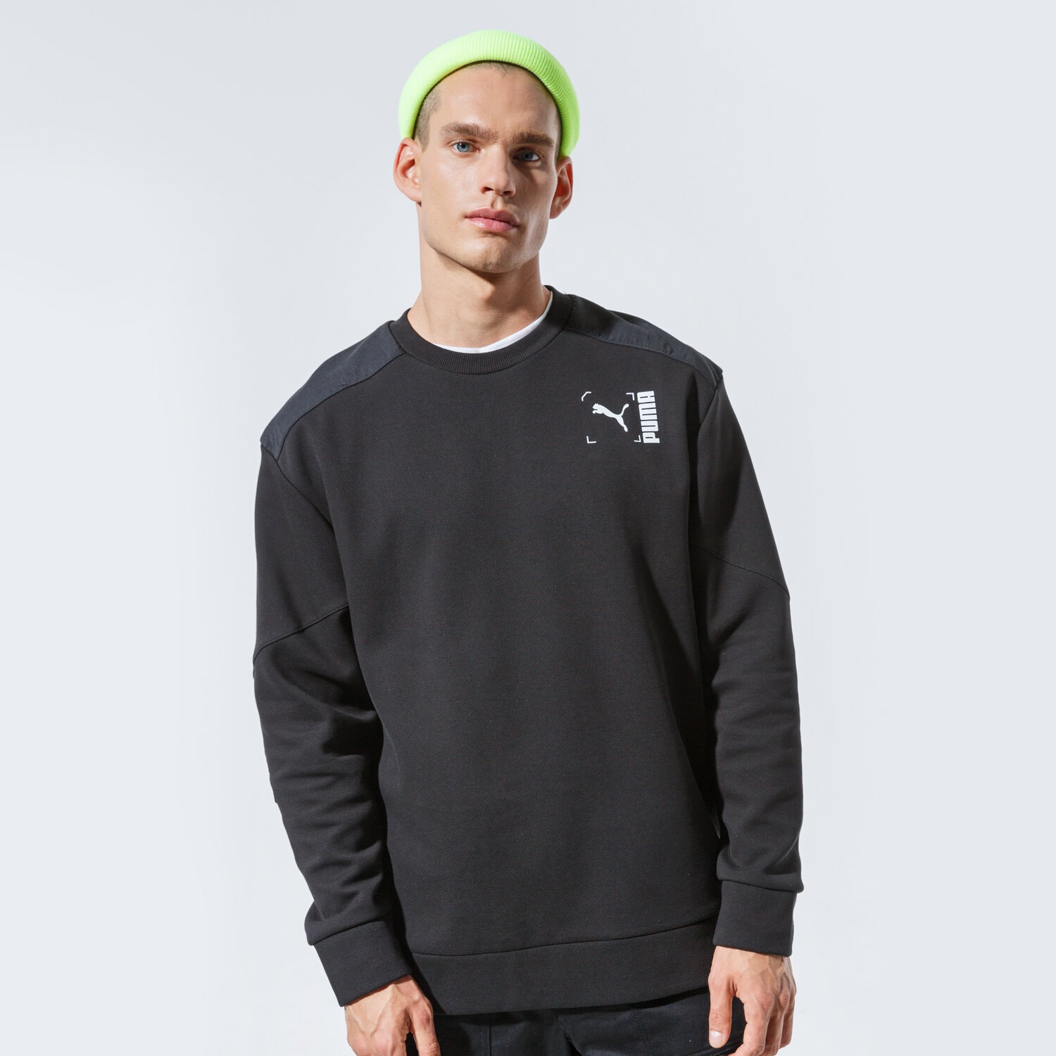 Herren PUMA SWEATSHIRT NU-TILITY CREW 58344001 Schwarz