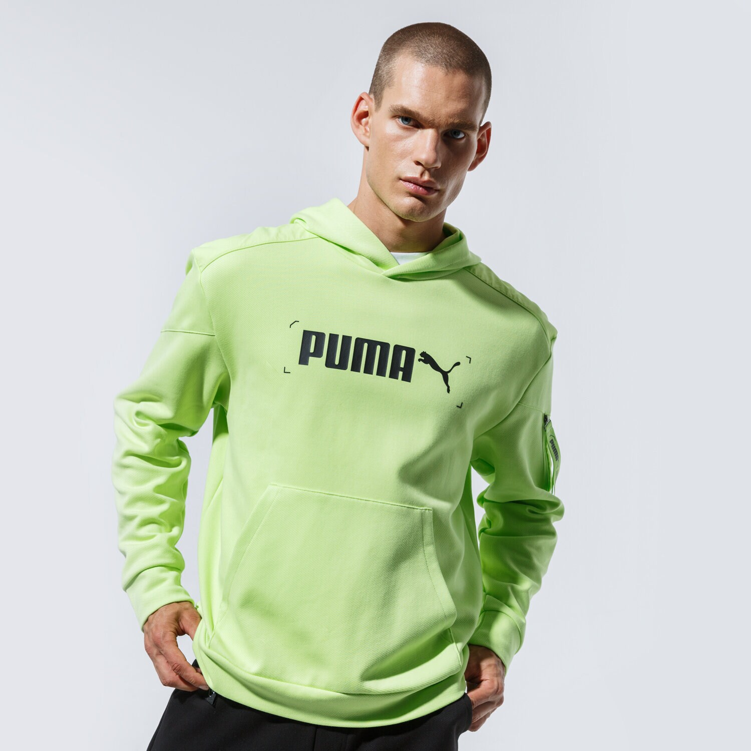 Herren PUMA HOODIE NU-TILITY HOODIE 58344134 Grün