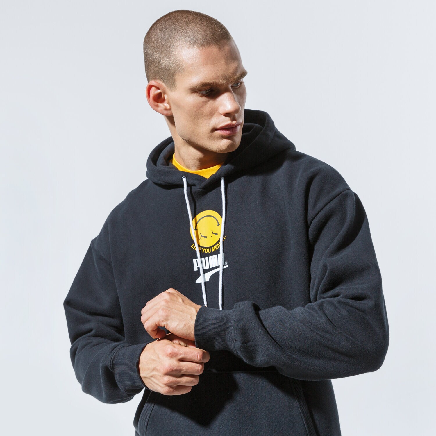 Herren PUMA HOODIE PUMA CLUB HOODIE 59879001 Schwarz