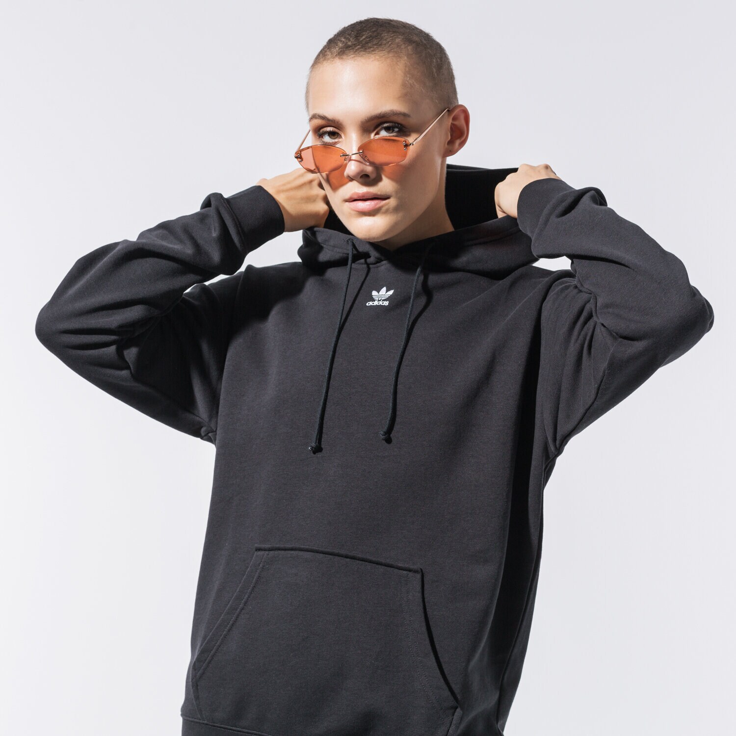 Damen ADIDAS HOODIE TREFOIL ESSENTIALS HOODIE GD4291 Schwarz