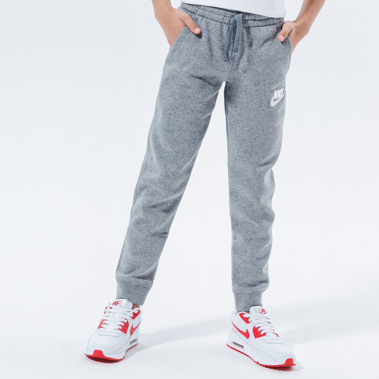 Kinder Hosen NIKE HOSE SPORTSWEAR CLUB FLEECE BOY CI2911-091 Grau