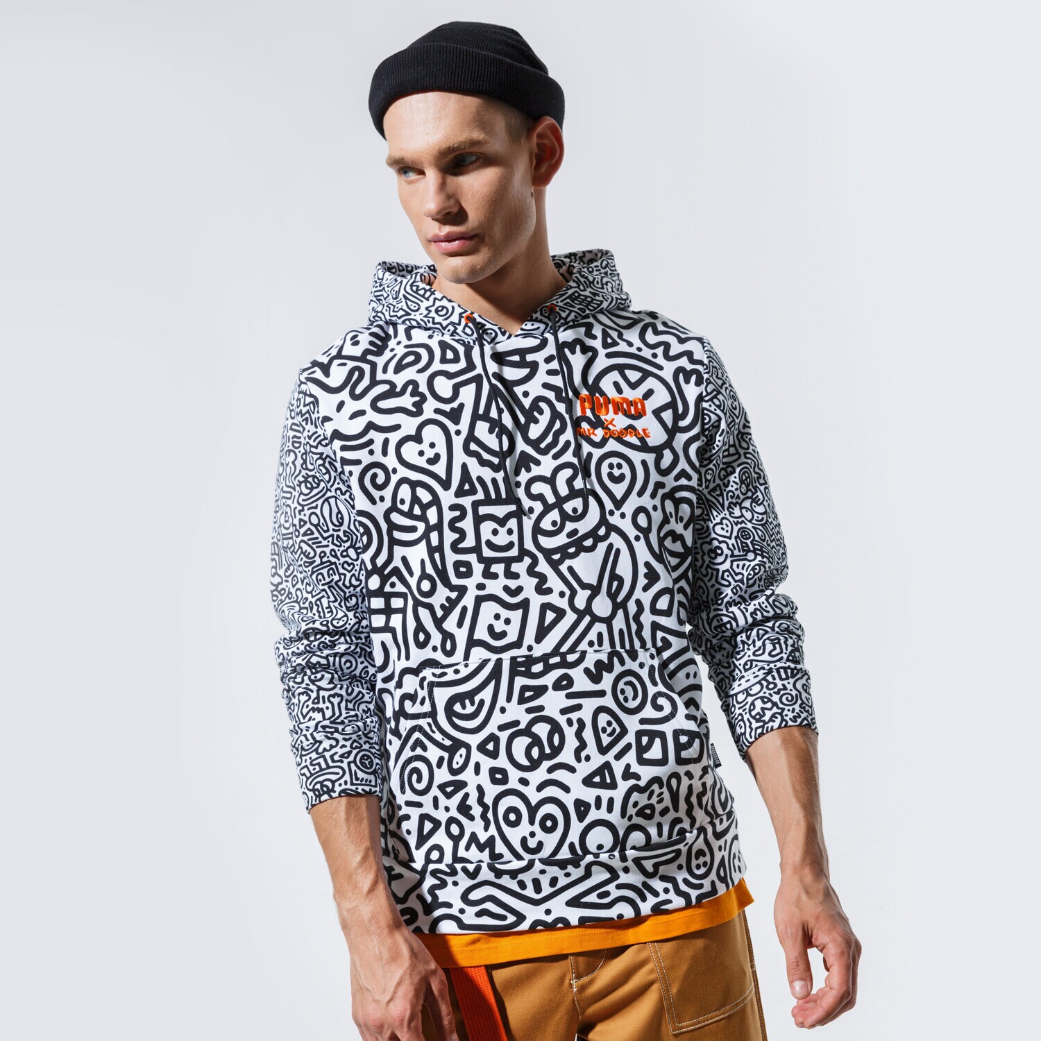 Herren PUMA HOODIE PUMA X MR DOODLE AOP HOODIE 59864002 Multicolor