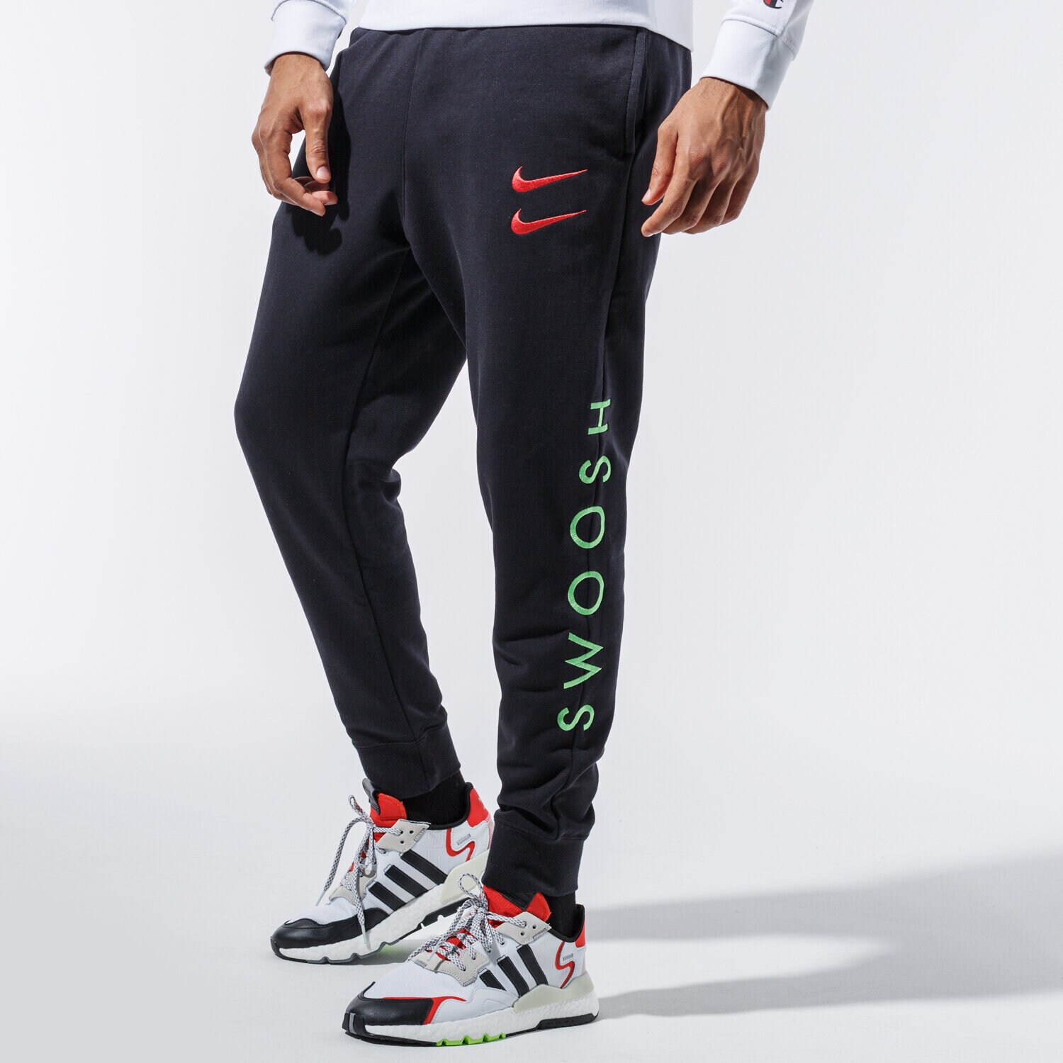 Herren Hosen NIKE HOSE M NSW SWOOSH PANT SBB CU3915-011 Schwarz