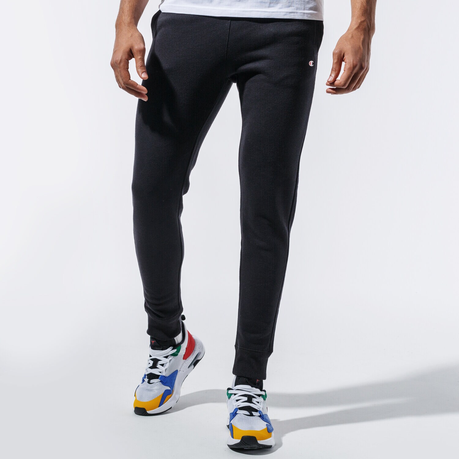Herren Hosen CHAMPION HOSE RIB CUFF PANTS 214962KK001 Schwarz
