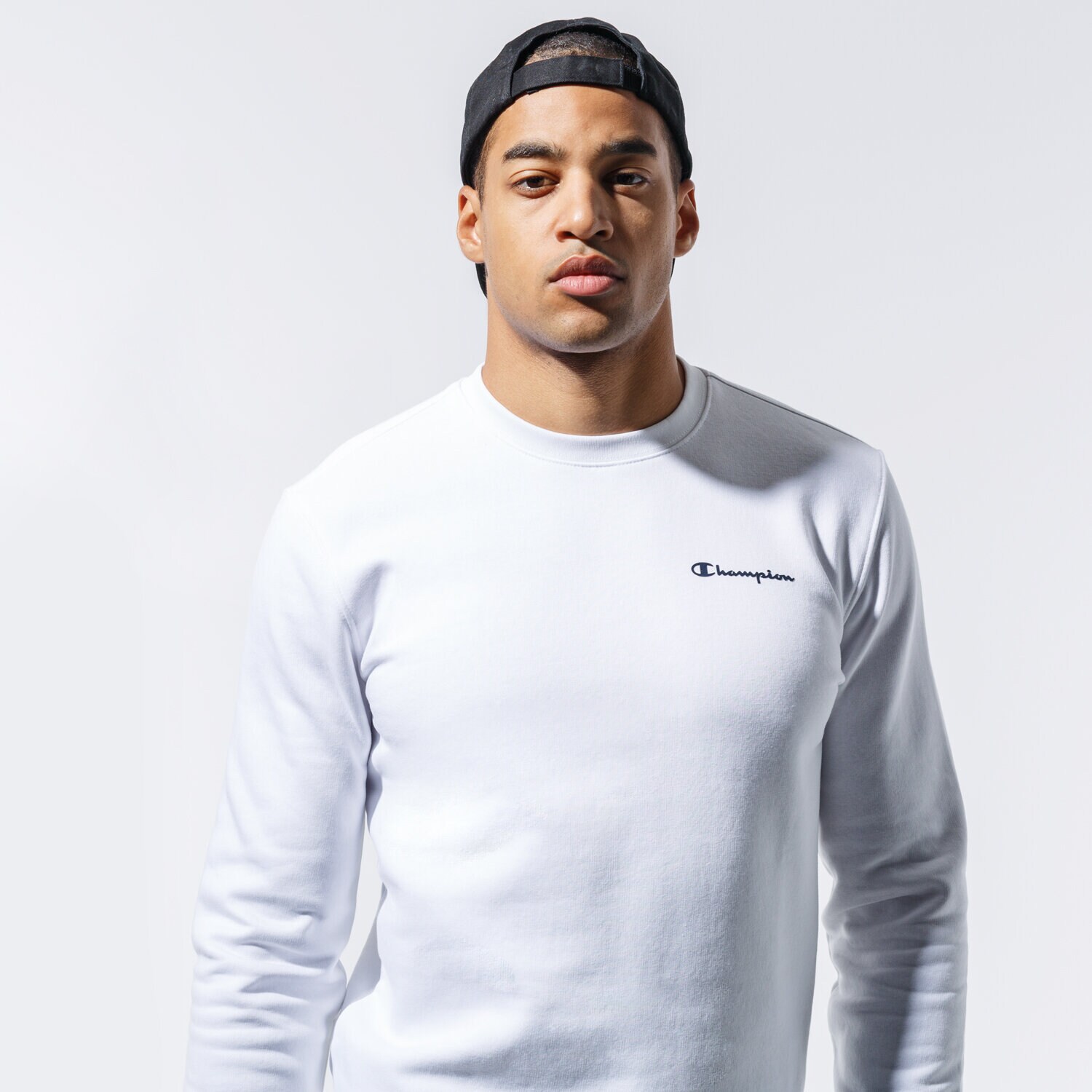 Herren CHAMPION SWEATSHIRT CREWNECK SWEATSHIRT 214750WW001 Weiß