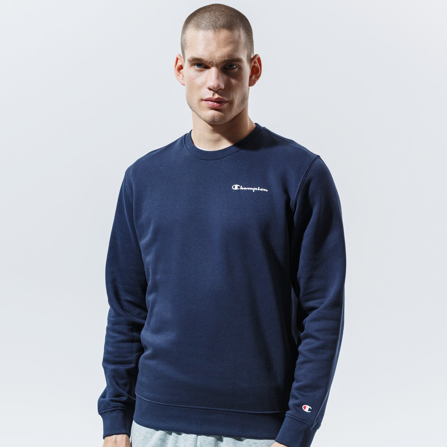 Herren CHAMPION SWEATSHIRT CREWNECK SWEATSHIRT 214750BS501 Dunkelblau