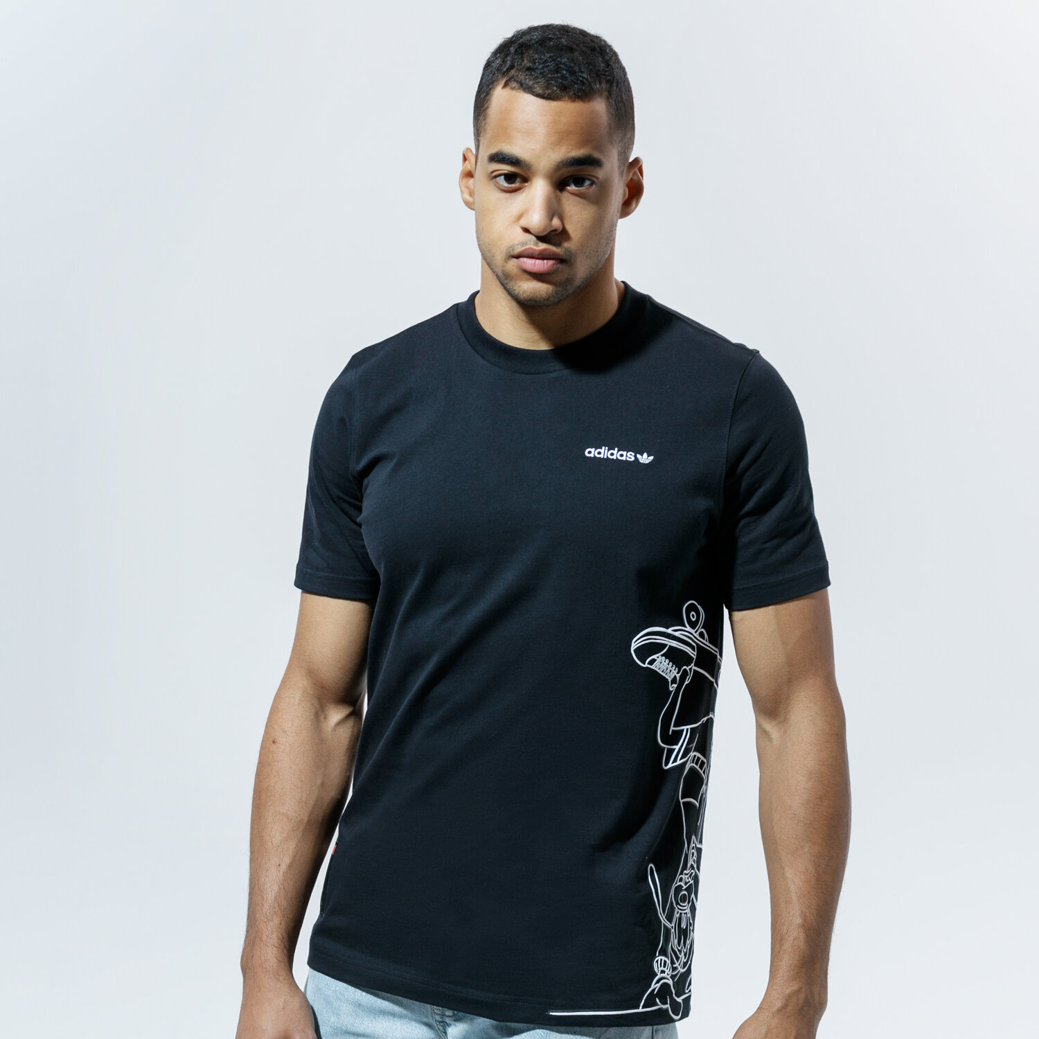 Herren T-Shirt ADIDAS T-SHIRT GOOFY TEE GD6029 Schwarz