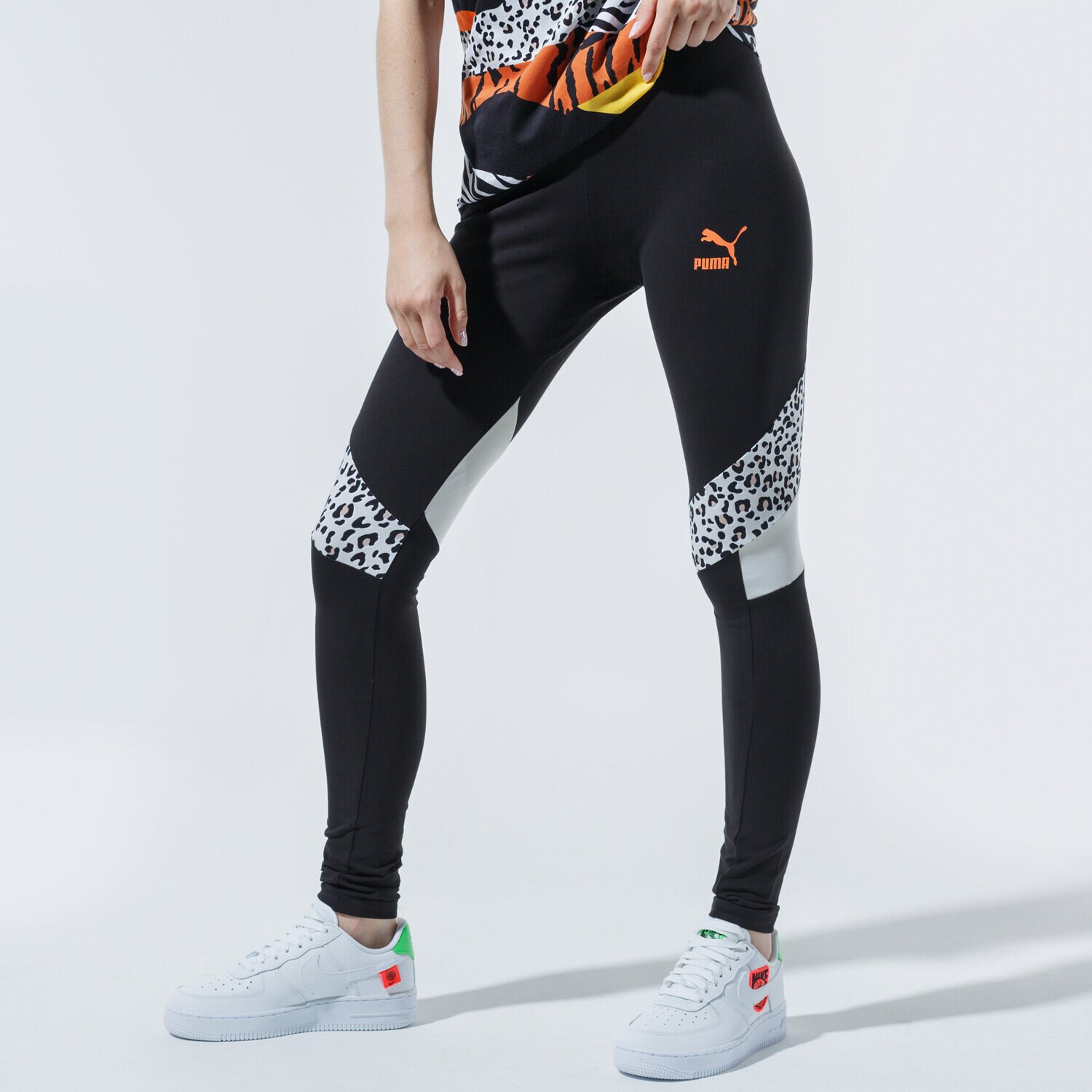Damen Hosen PUMA LEGGINGS TFS HR LEGGING 59775361 Schwarz