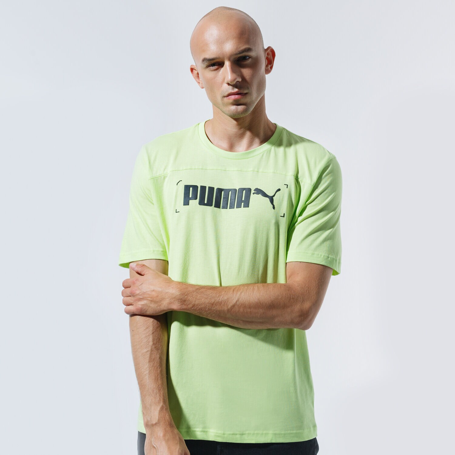 Herren T-Shirt PUMA T-SHIRT NU-TILITY GRAPHIC TEE 58348734 Grün