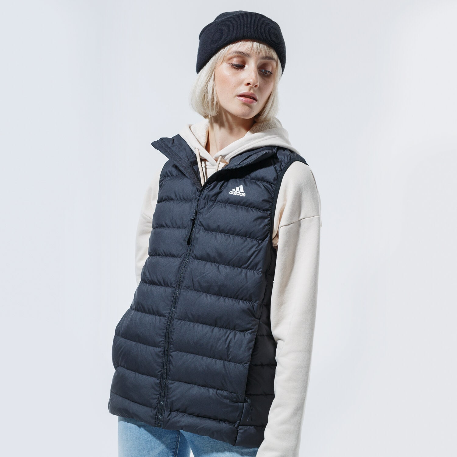 Damen Weste ADIDAS WESTE W TODOWN VEST FT2581 Schwarz