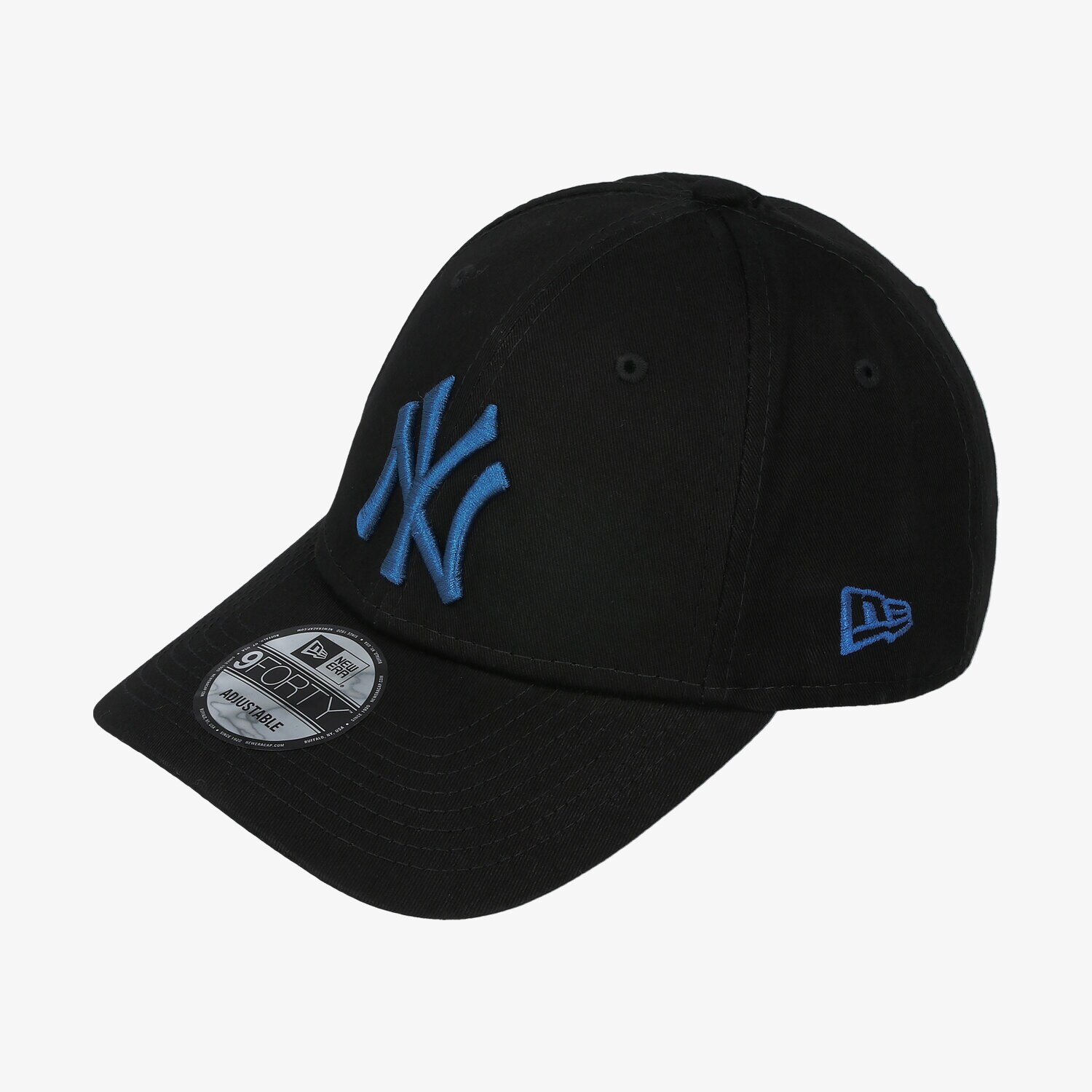 Herren Cap NEW ERA MÜTZE 9FORTY NYY BLK/BLUE NEW YORK YANKEES BLKDTL 12490478 Schwarz