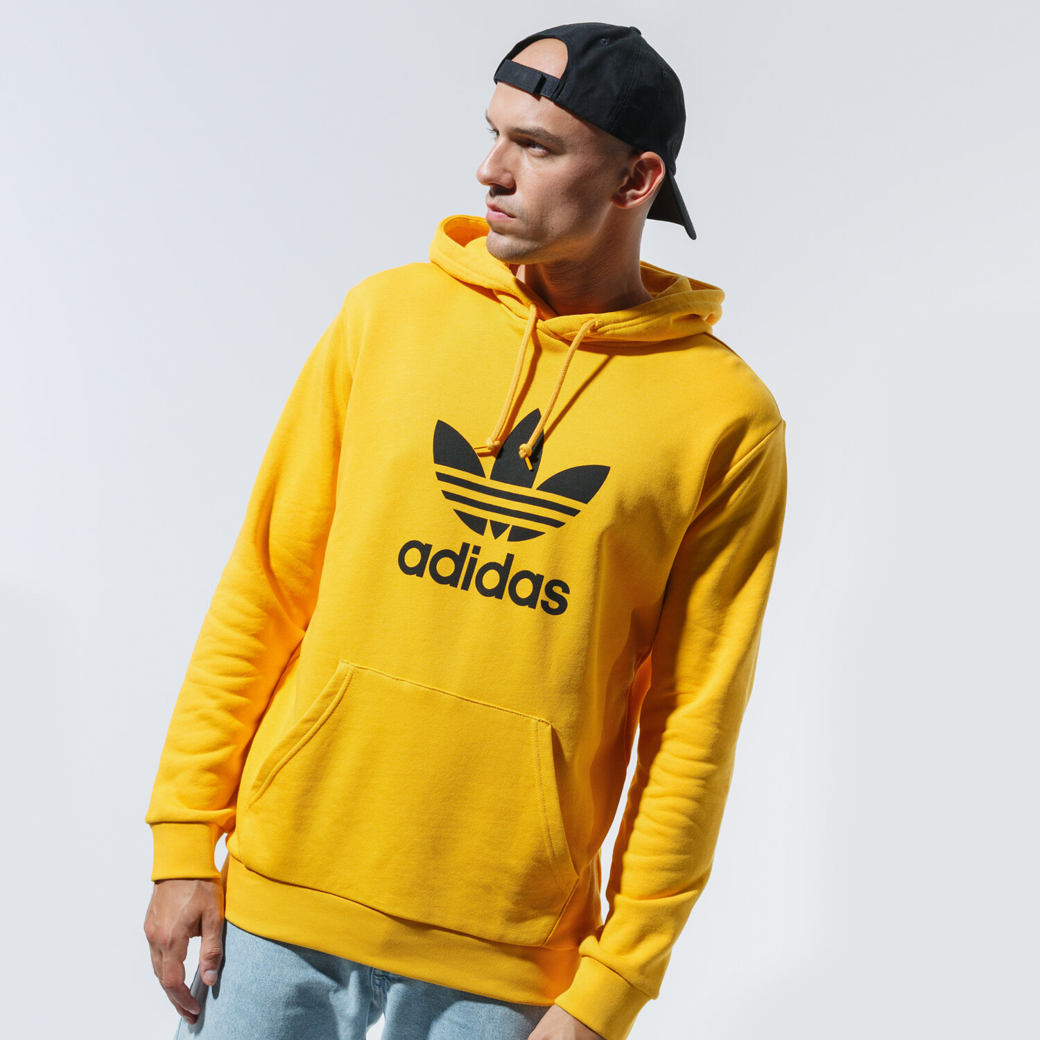 Herren ADIDAS HOODIE TREFOIL HOODIE GD9923 Gelb